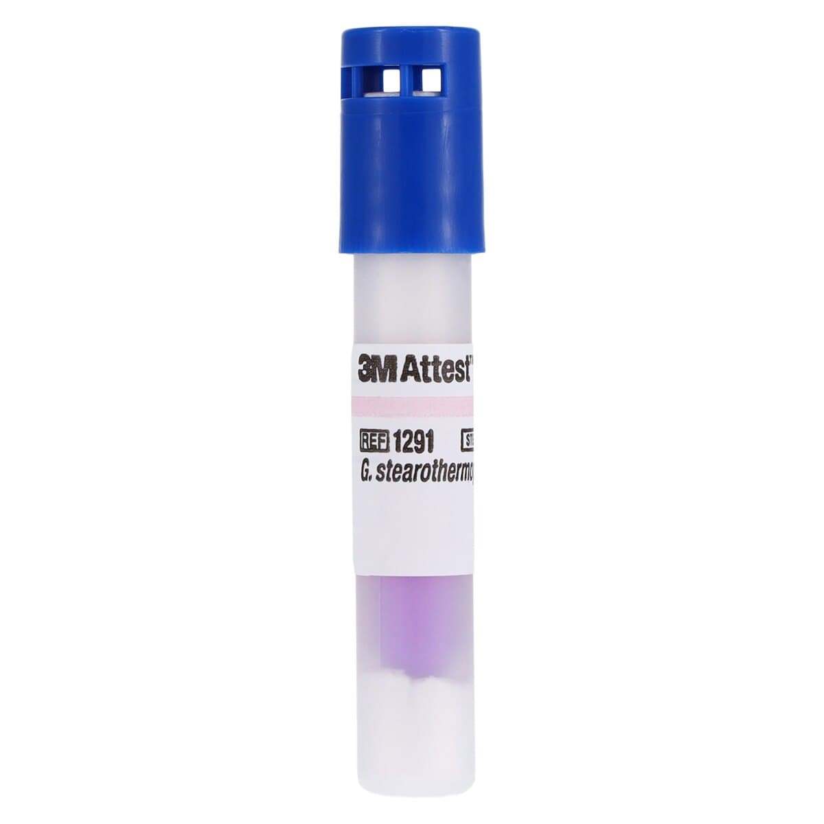 3M Attest Rapid Readout Biological Indicator 1291, Blue Cap, Steam Sterilization, 50/Bx thumbnail 3