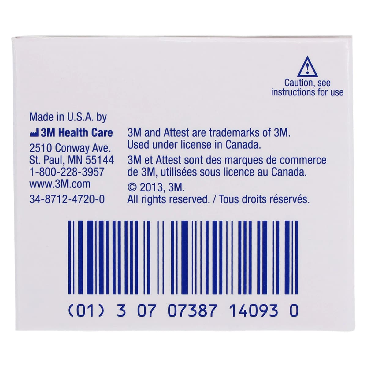 3M Attest Rapid Readout Biological Indicator 1291, Blue Cap, Steam Sterilization, 50/Bx thumbnail 6
