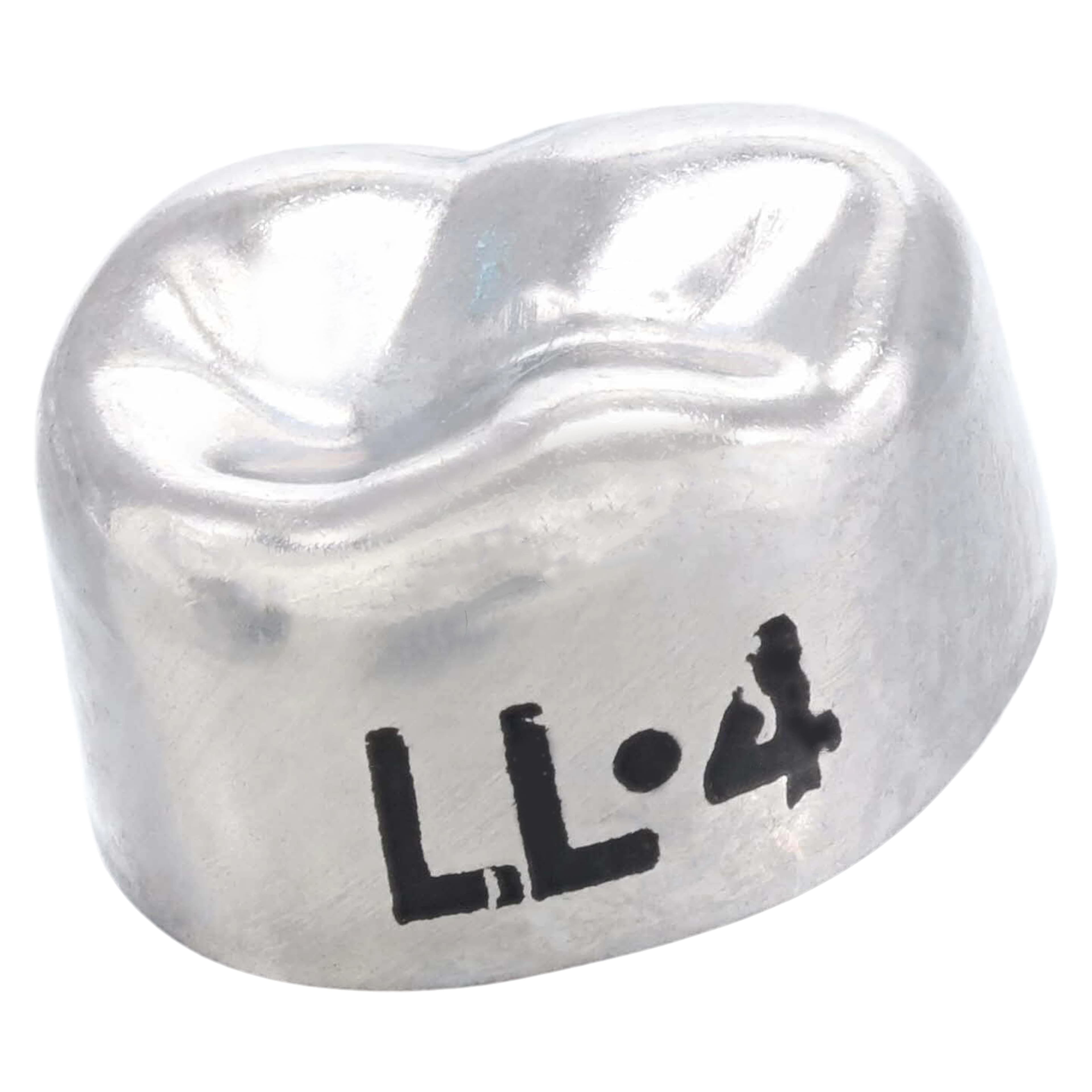 3M Unitek Stainless Steel Primary Molar Crown, Lower Left First Molar, Size 4 (1LL4), 5/Box, 900134 thumbnail 3