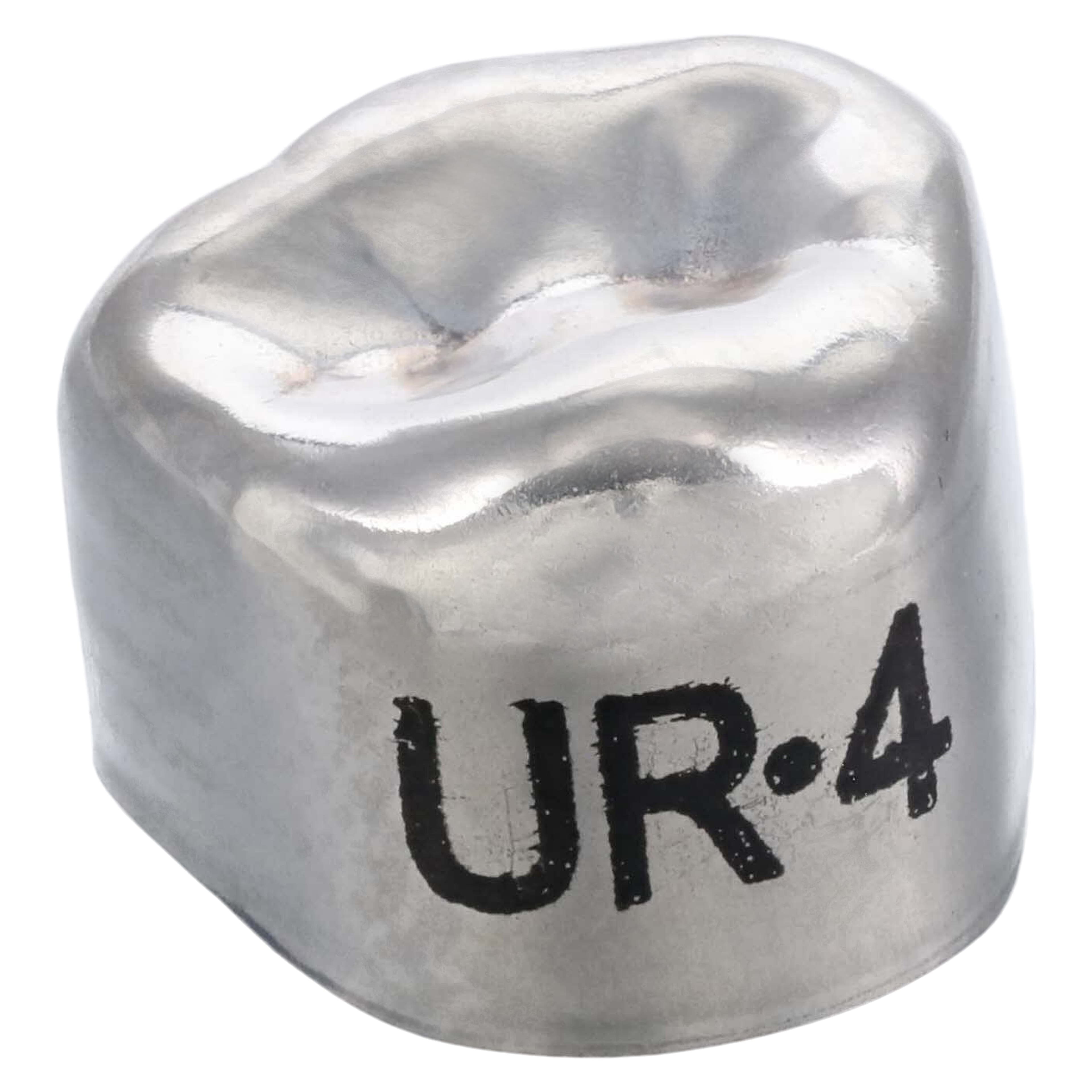 3M Unitek Stainless Steel Primary Molar Crown, Upper Right First Molar, Size 4 (UR4), 5/Box, 900124 thumbnail 3