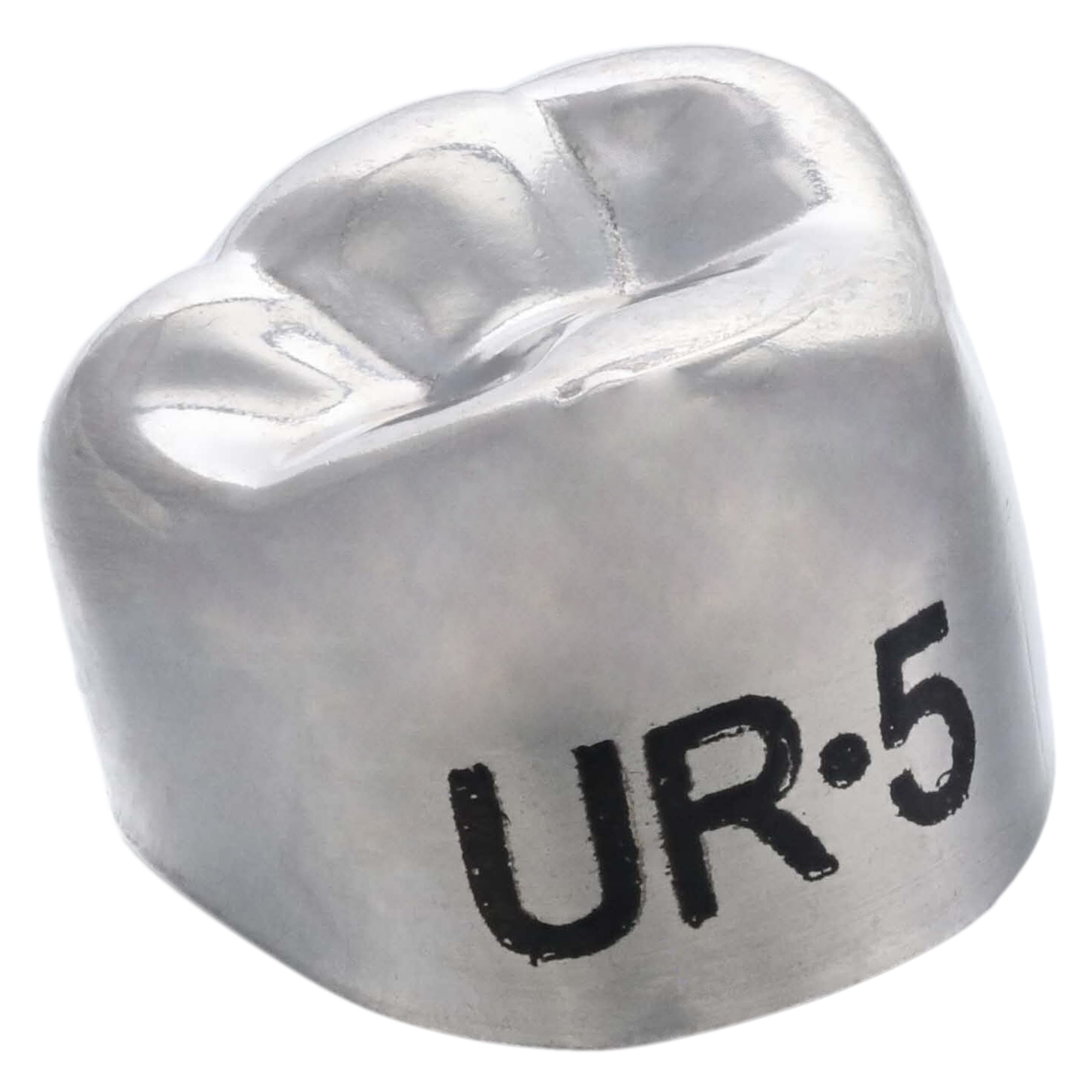 3M Unitek Stainless Steel Primary Molar Crown, Upper Right First Primary Molar, Size 5, 5/Box, 900125 thumbnail 3