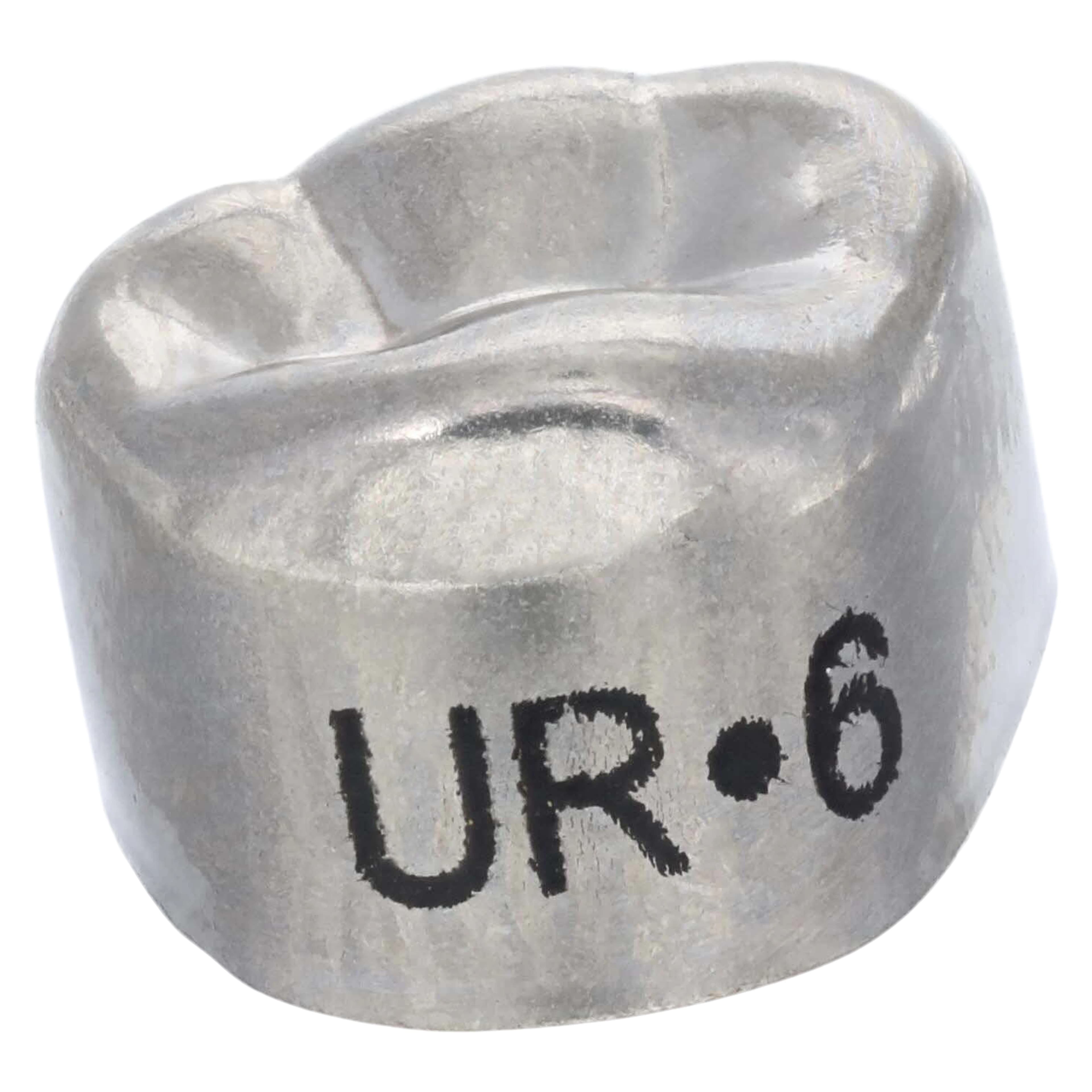 3M Unitek Stainless Steel Primary Molar Crown, Upper Right First Molar, Size 6, 5/Box, 900126 thumbnail 3