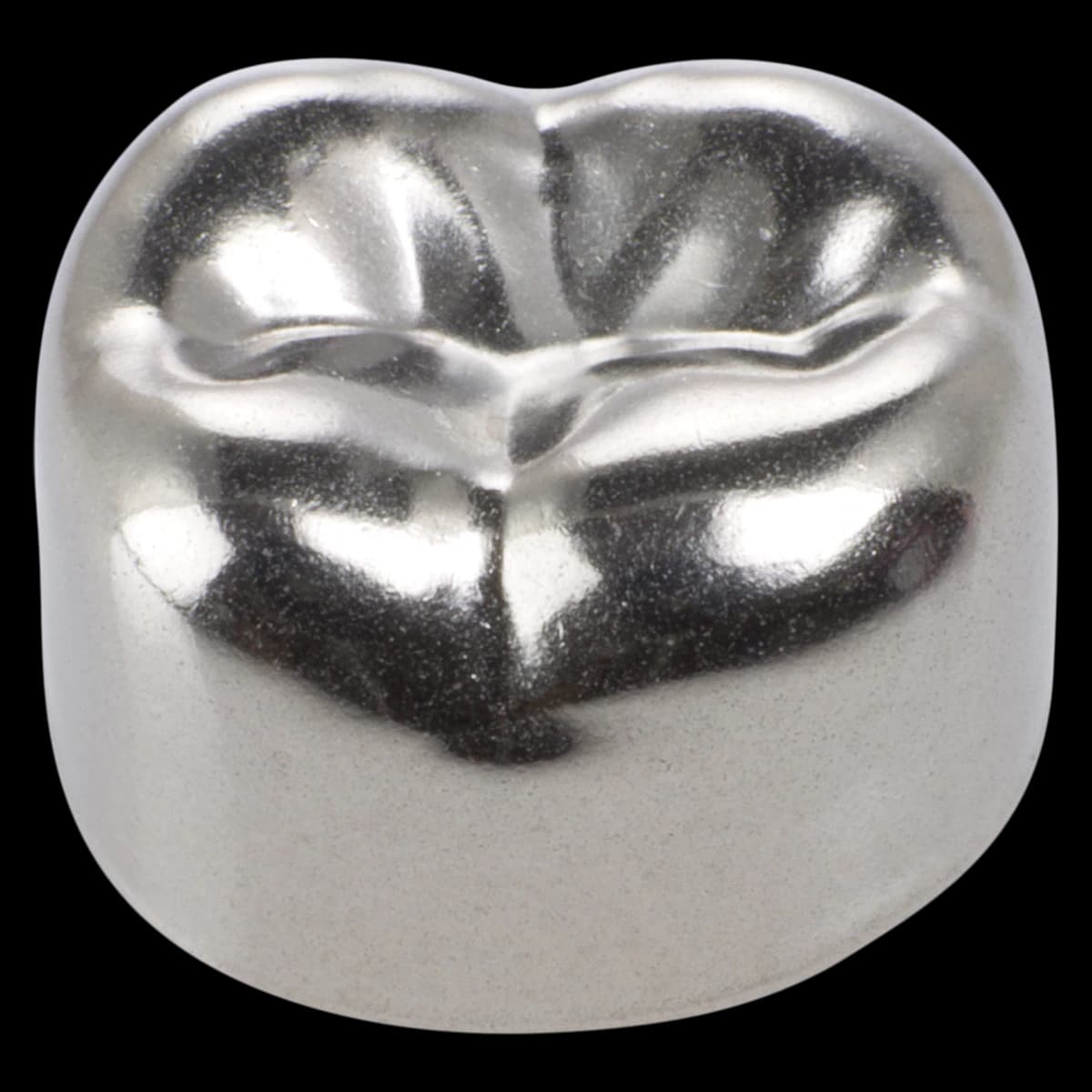 3M Unitek Stainless Steel Permanent Molar Crown, Lower Right Second Permanent Molar, Size 1, 5/Box, 900441 - 3M Unitek Stainless Steel Crowns Lower Right Second Permanent Molar Size 1 5Bx - Image 1