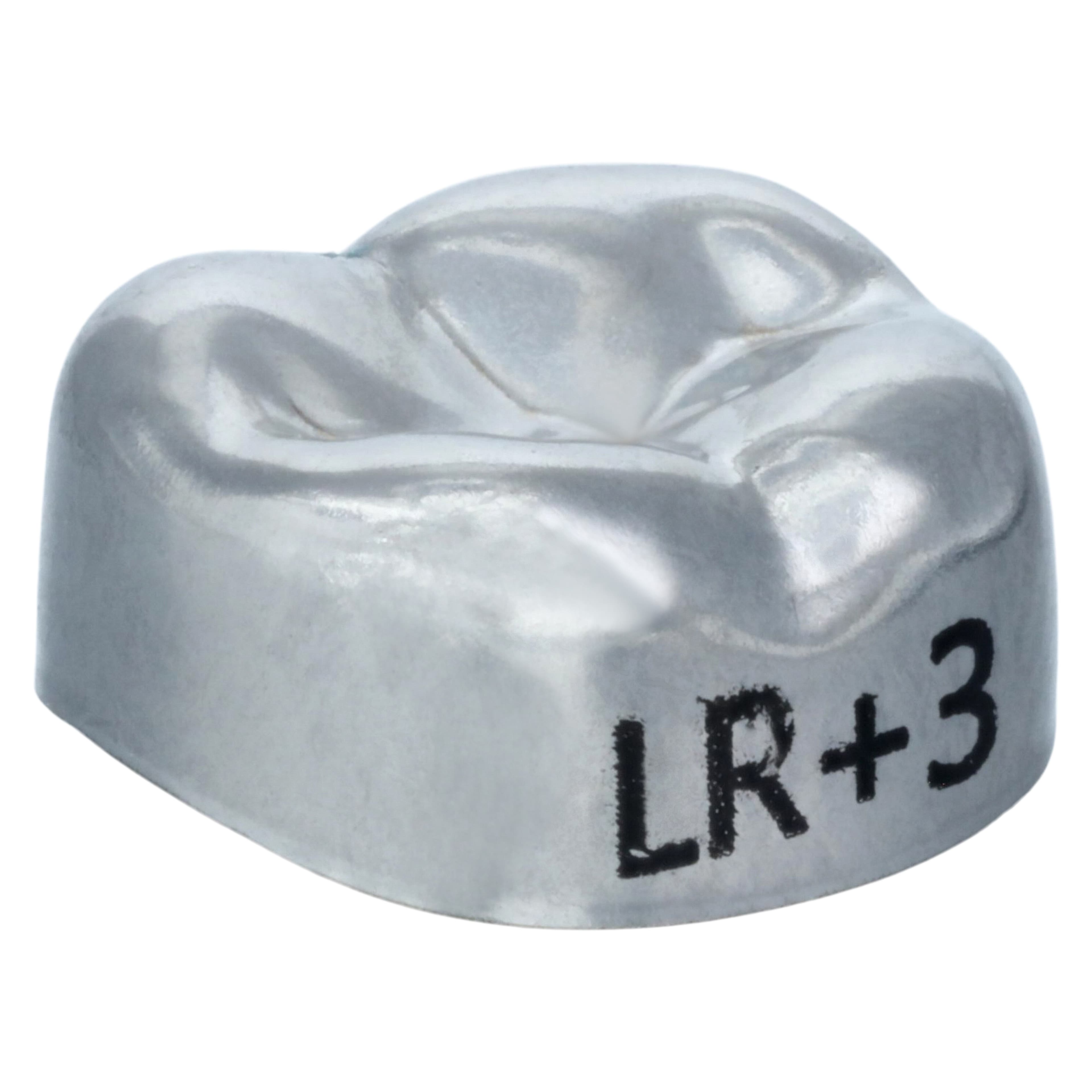 3M Unitek Permanent Stainless Steel Crowns, Lower Right Second Permanent Molar, Size 3 (LR3), 5/Box, 900443 thumbnail 3