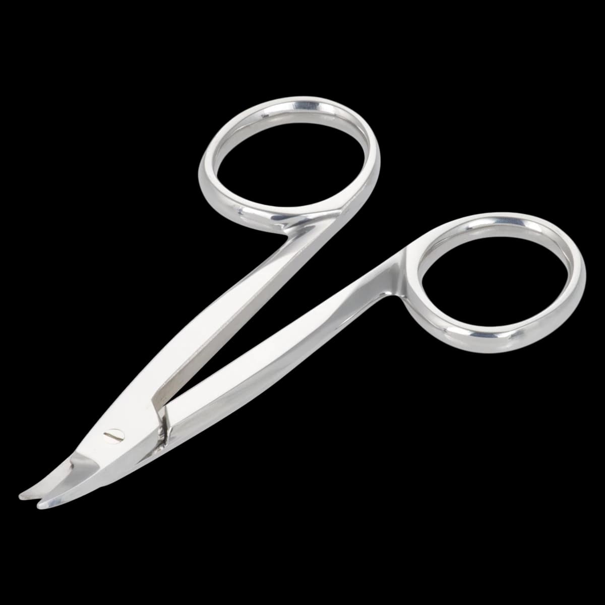 3M Crown Scissors, Curved Festooning, Stainless Steel, Smooth, Pointed Tip, 1/Pkg, 801203 - Crown Scissors - Curved Festooning - Image 1