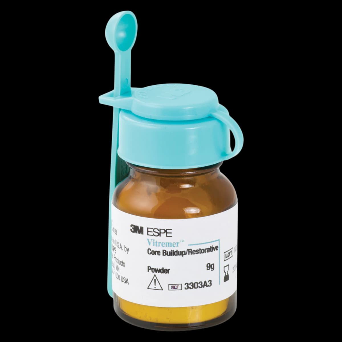 3M Vitremer Core Buildup/Restorative Glass Ionomer Powder Refill, Shade C4, 9 g, with Spoon, 3303C4 - Vitremer Core Buildup/Restorative Powder Refill & Spoon C4 - Image 1