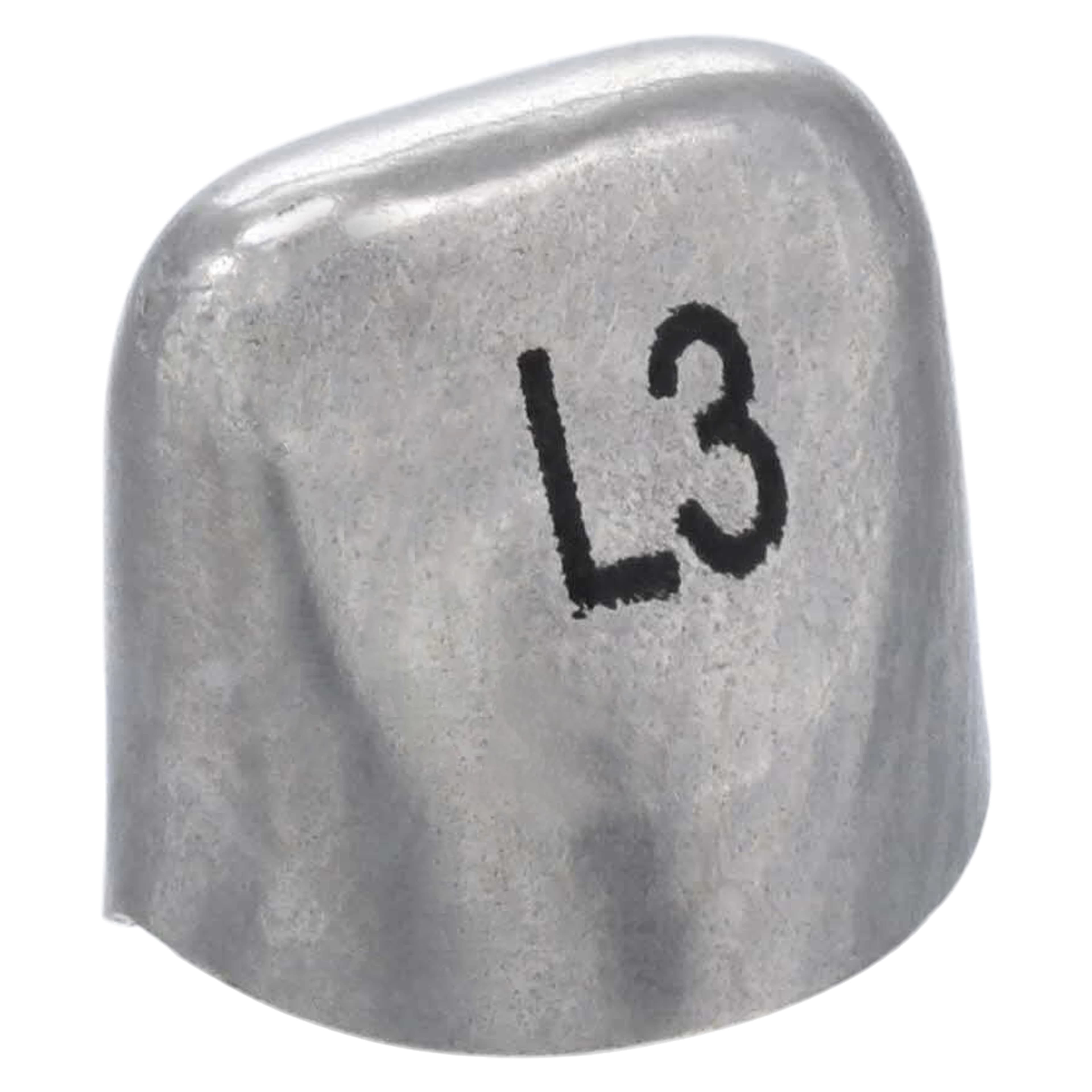 3M Unitek Stainless Steel Primary Anterior Crown, Upper Left Central, Size 3 (UL3), 5/Box, 907003 thumbnail 2