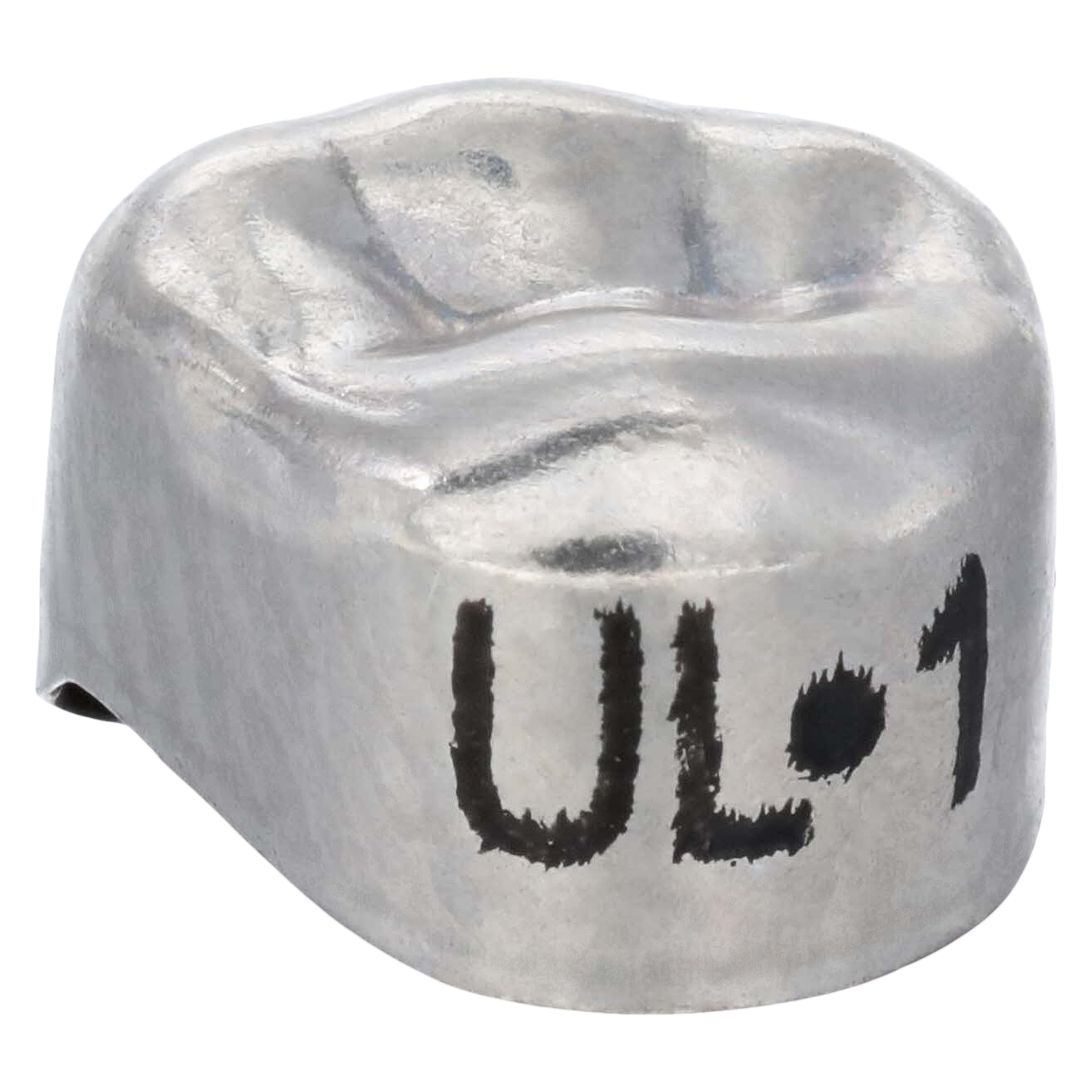 3M Unitek Stainless Steel Primary Molar Crown, Upper Left First Primary Molar, Size 1, 5/Box, 900111 thumbnail 3