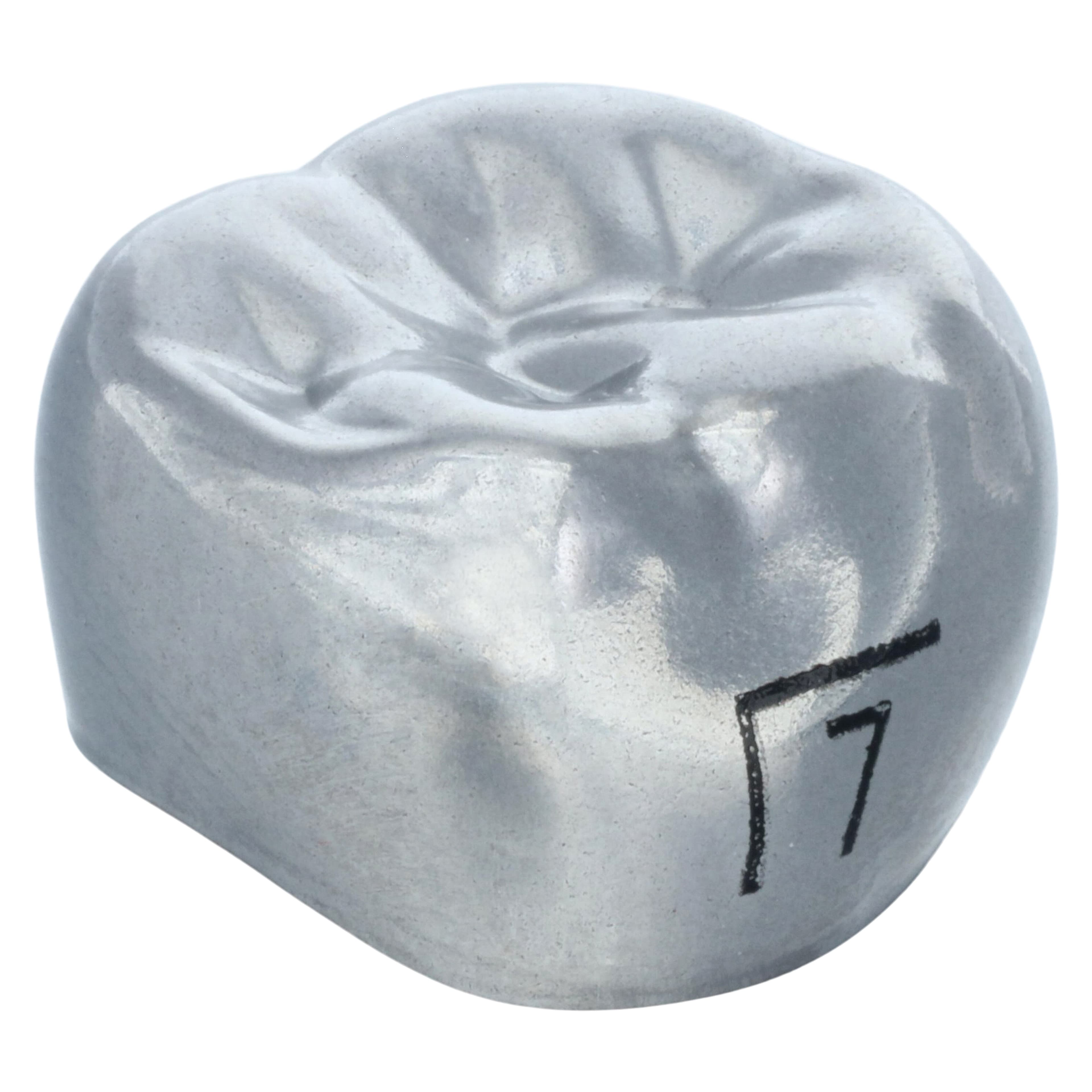 3M ESPE Stainless Steel Permanent Molar Crown, Size 6LL7, Lower Left First Permanent Molar, 5/Box, 6-LL-7 thumbnail 3
