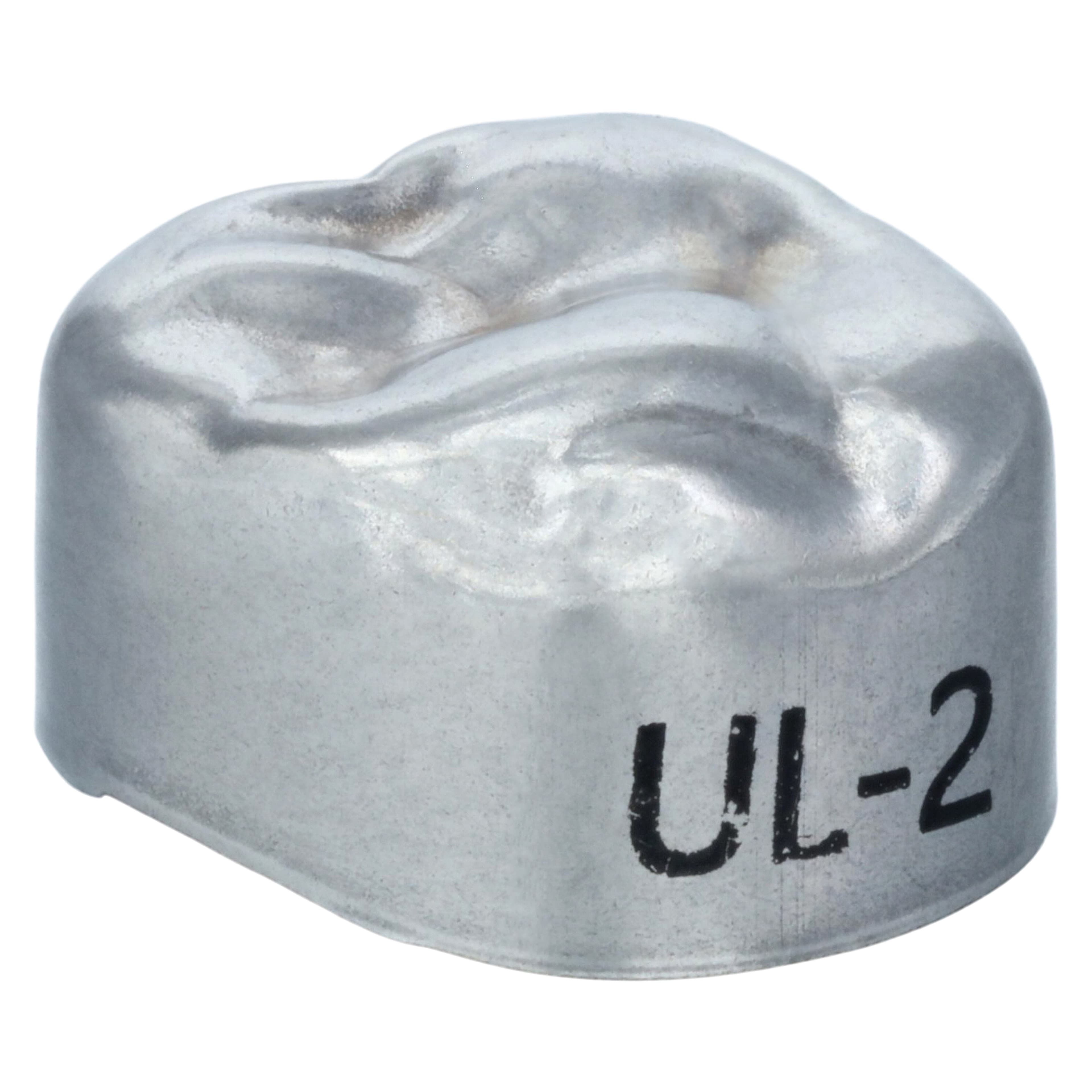 3M Unitek Stainless Steel Permanent Molar Crown, Upper Left First Permanent Molar, Size 2UL, 5/Box, 900312 thumbnail 3
