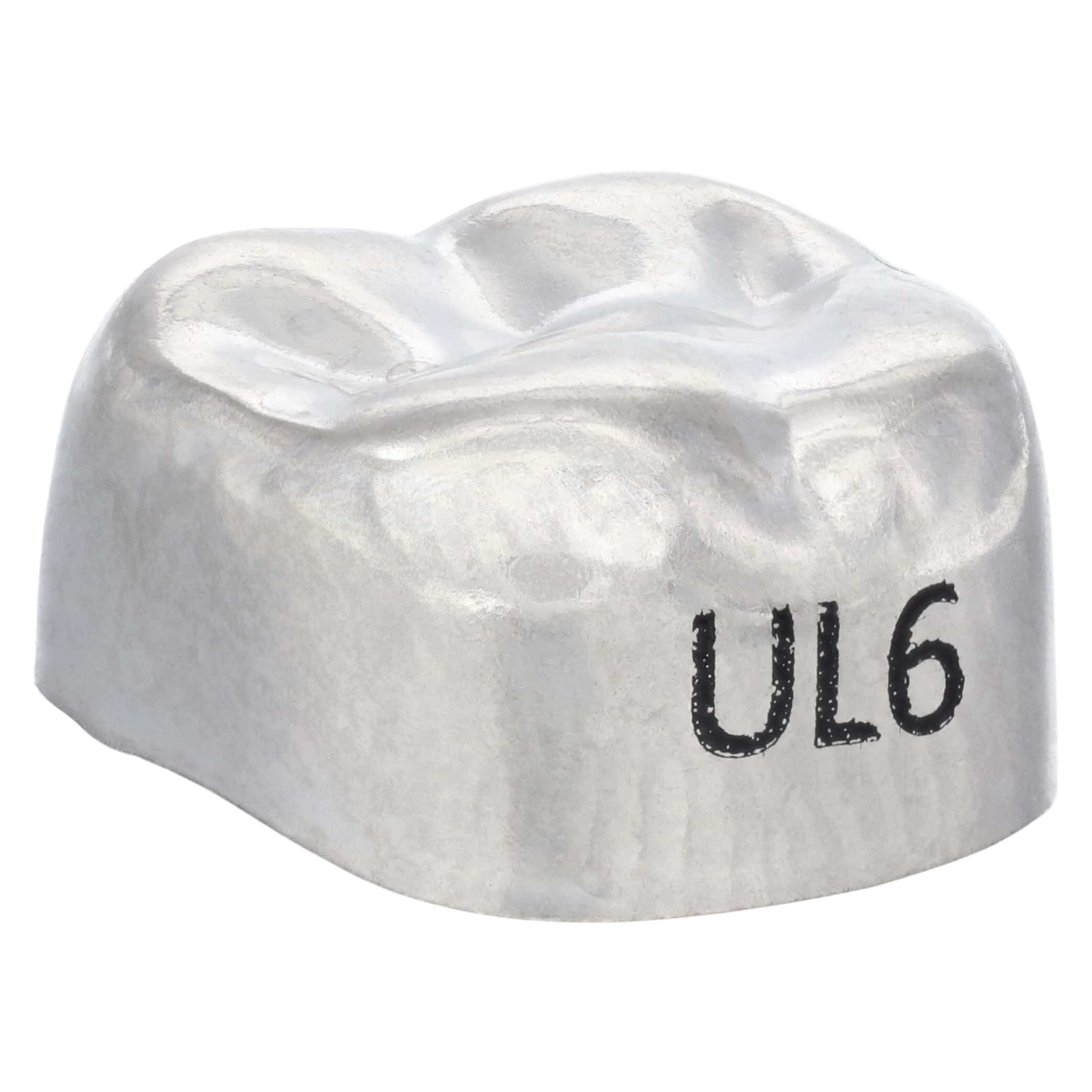 3M Unitek Stainless Steel Primary Molar Crown, Upper Left Second Primary Molar, Size 6 (UL6), 5/Box, 900216 thumbnail 3