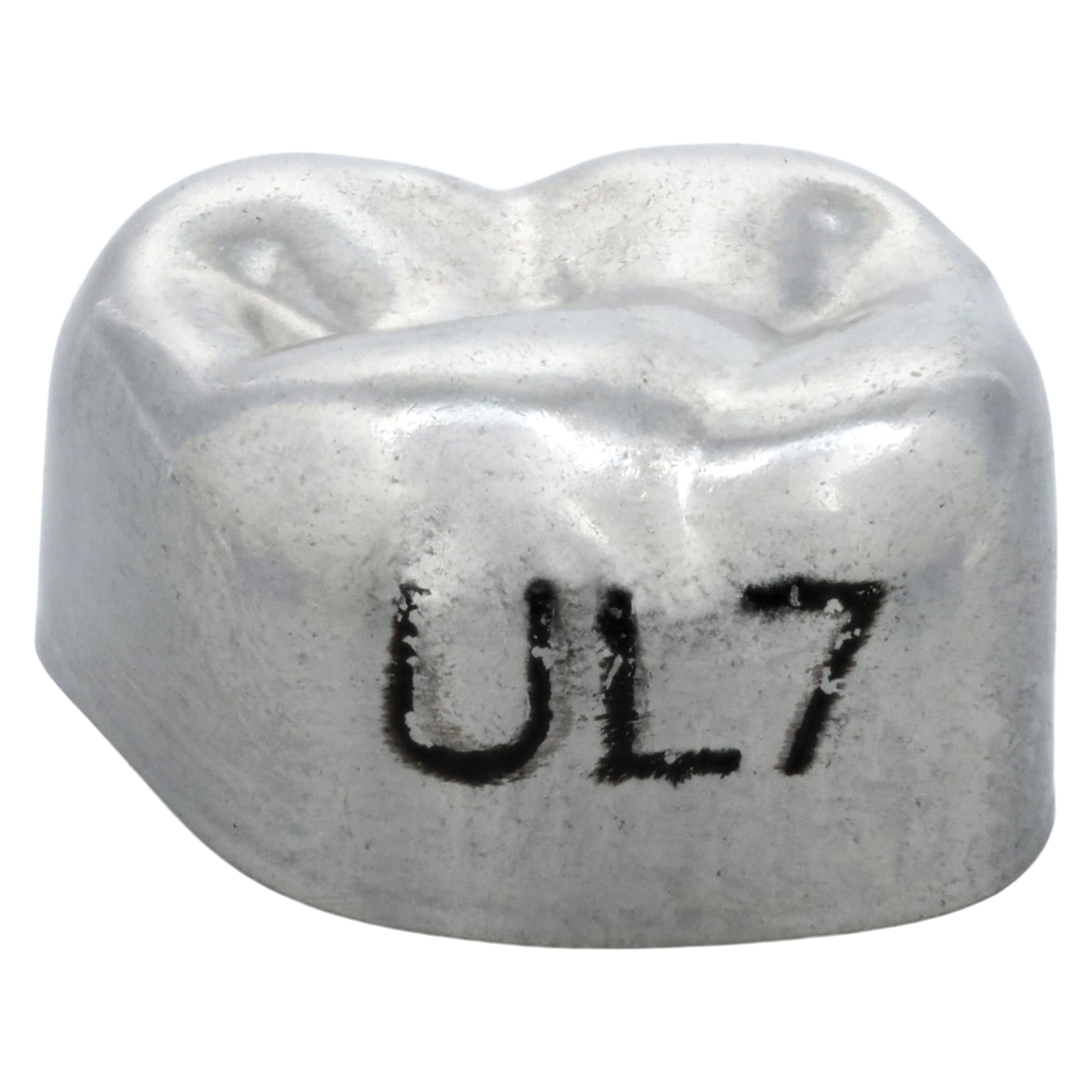 3M Unitek Stainless Steel Primary Molar Crown, Upper Left Second Primary Molar, Size 7 (UL7), 5/Box, 900217 thumbnail 3