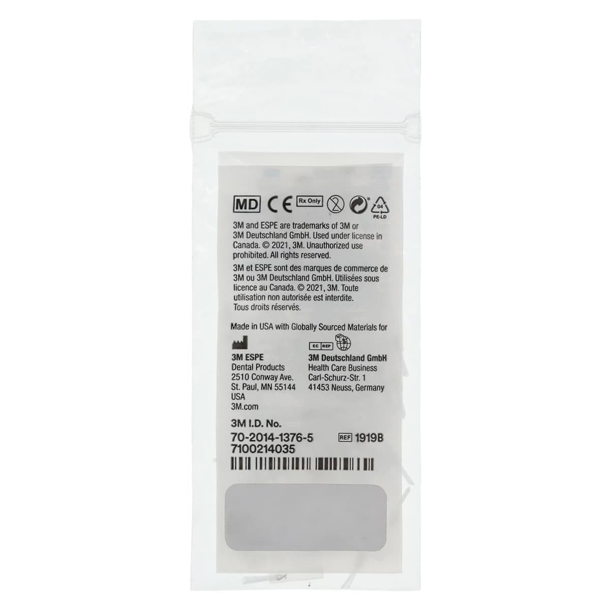 3M Disposable Applicator Brush Tips, 1919B, White, Regular, 60/Pkg thumbnail 4