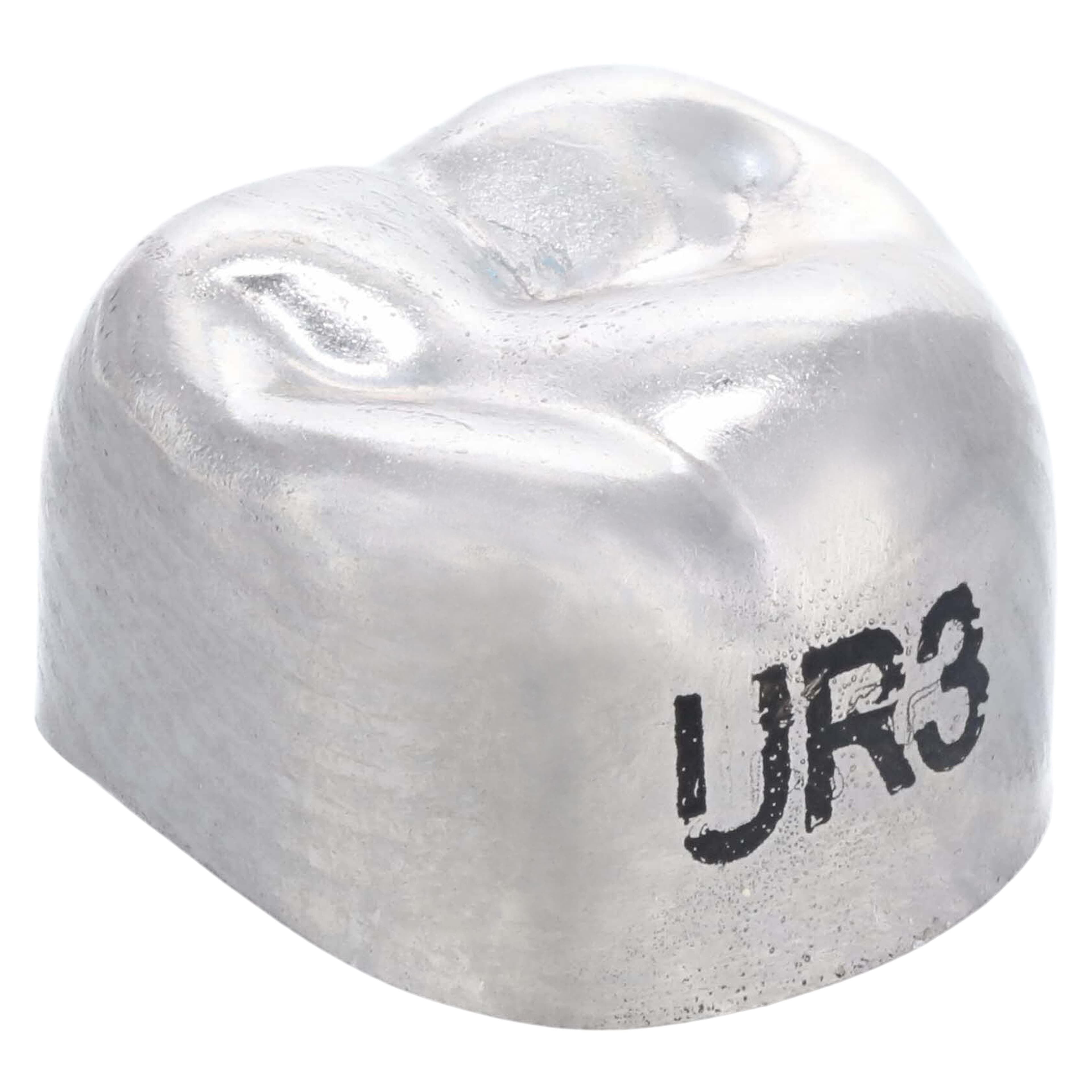 3M Unitek Stainless Steel Primary Molar Crown, Upper Right Second Primary Molar, Size 3 (2UR3/UR3), 5/Box, 900223 thumbnail 3