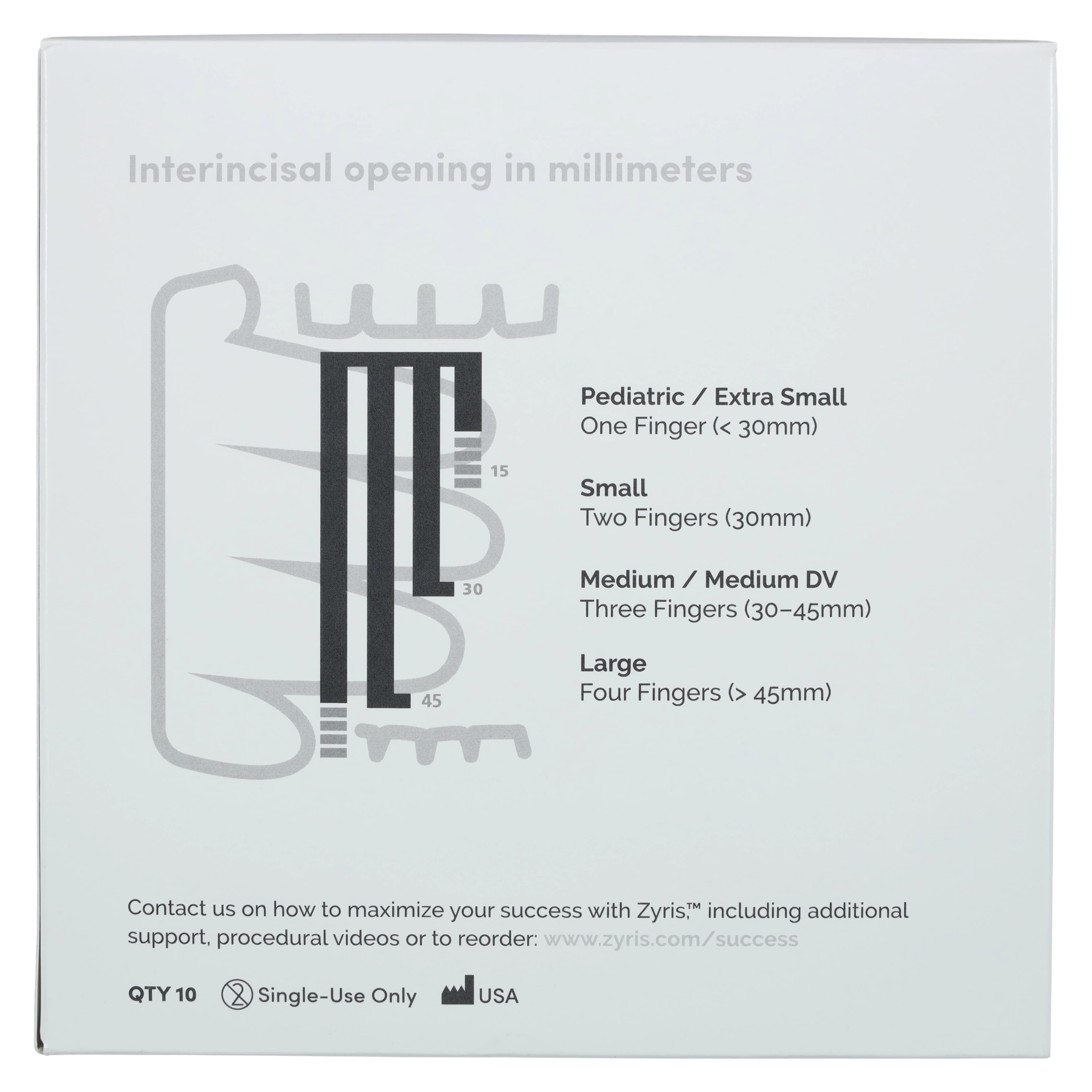 Isolite Posterior Mouthpiece, Large, Clear, 10/Pack, CIL0901 thumbnail 4