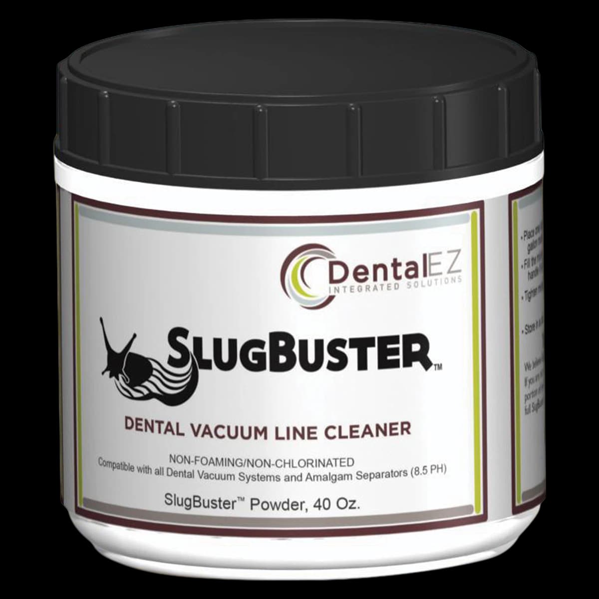Ramvac SlugBuster Dental Vacuum Line Cleaner Powder, 40 oz Jar with Scoop, 6/Case - Slugbuster Powder 40oz Jar w/Scoop - Image 1