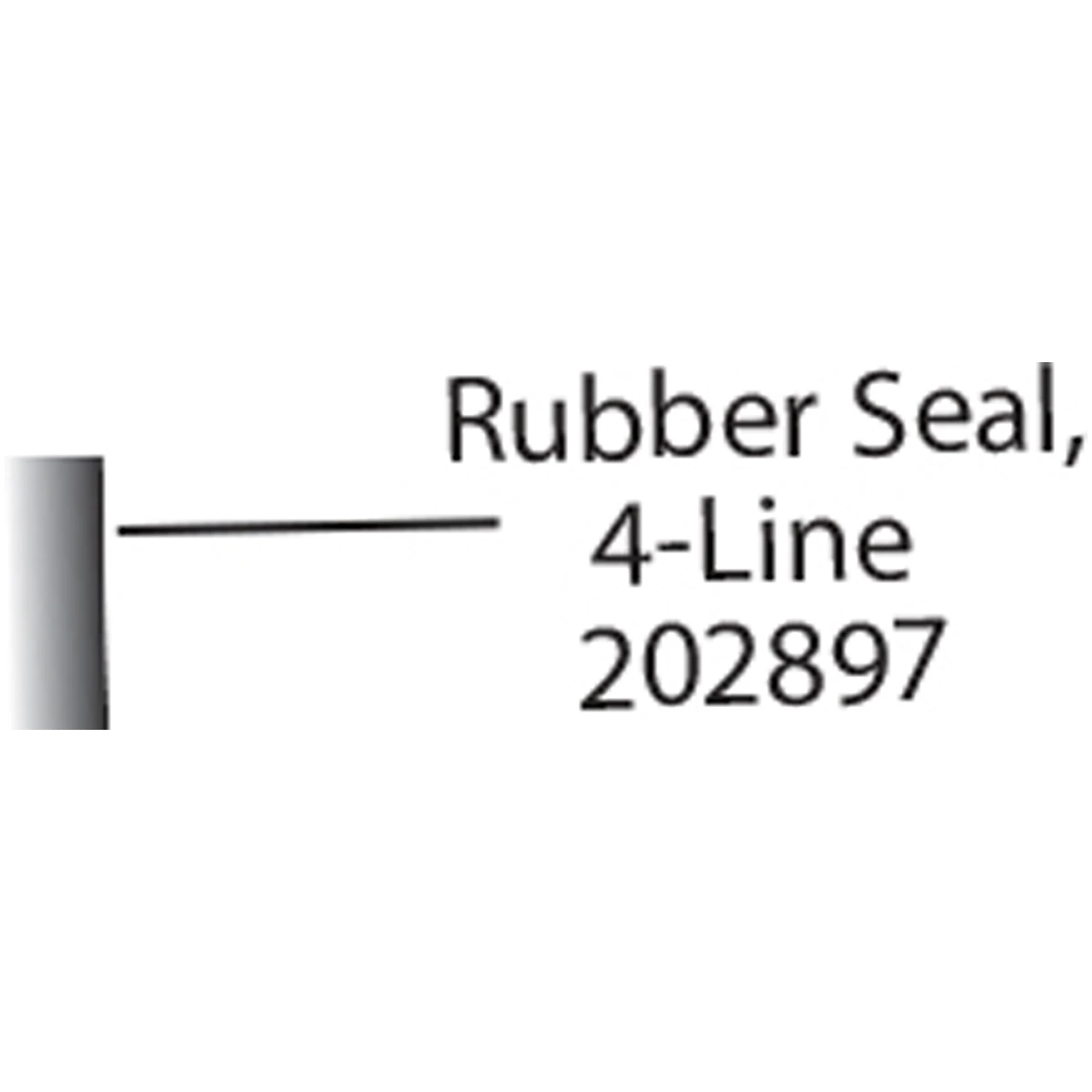 StarDental 4-Hole Rear Seal Gasket for High-Speed Handpieces, 3/Pkg - 4 Hole Rear Seal, 3/Pkg - 4 Hole Rear Seal, 3/Pkg - Image 1