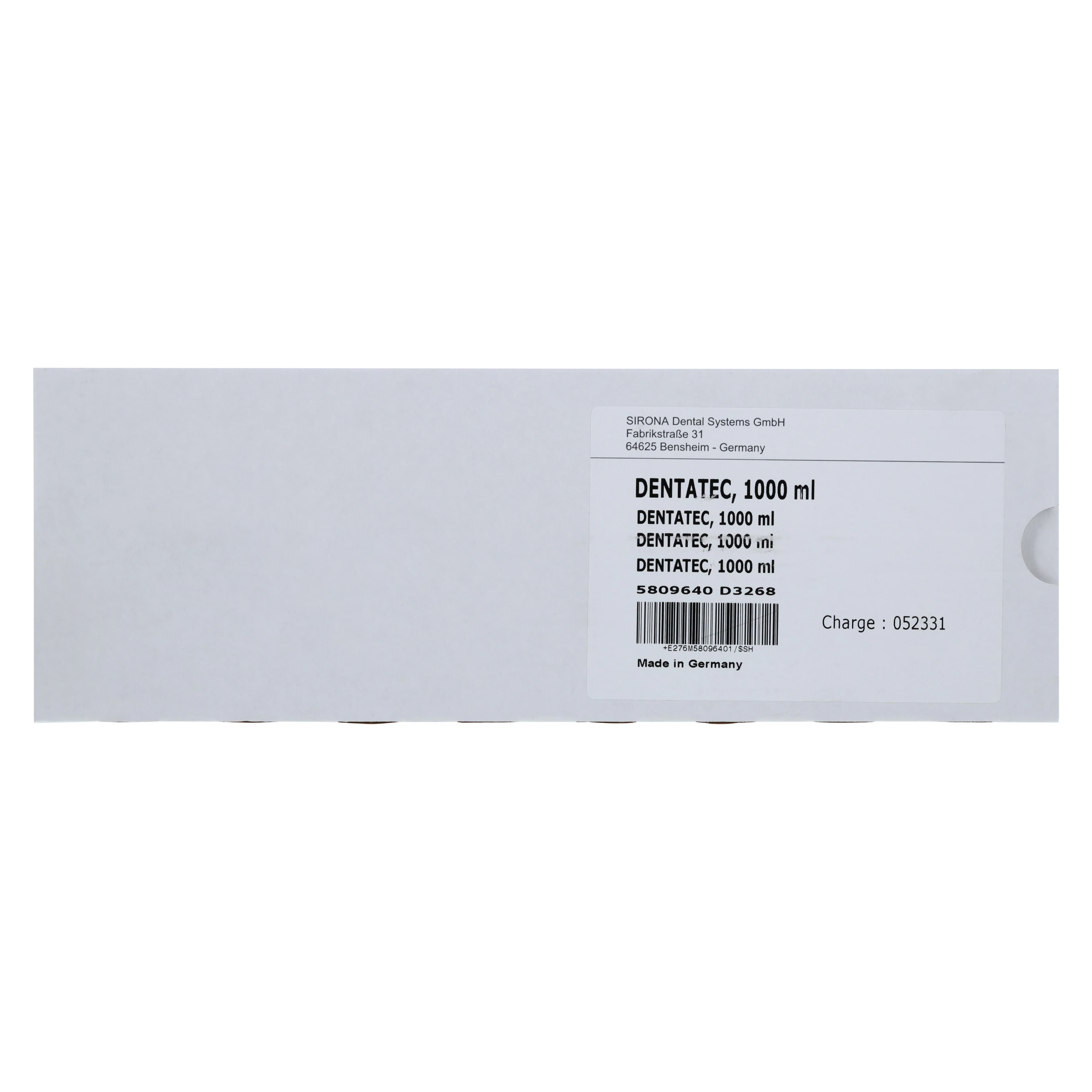 Dentatec Cleaner and Lubricant for CEREC® and inLab® – 1000 ml Bottle (Sirona #4693201) thumbnail 3