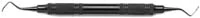American Eagle Universal Curette, #3-4 Rules, Smallest Posterior, Double End, EagleLite Resin Handle, 3/8", Yellow, AECR3-4X, 1/Pk - Universal Curette, # 3-4 Rules, Smallest Posterior, EagleLite, Resin, 3/8", Yellow, 1/Pk, AECR3-4X - Image 1