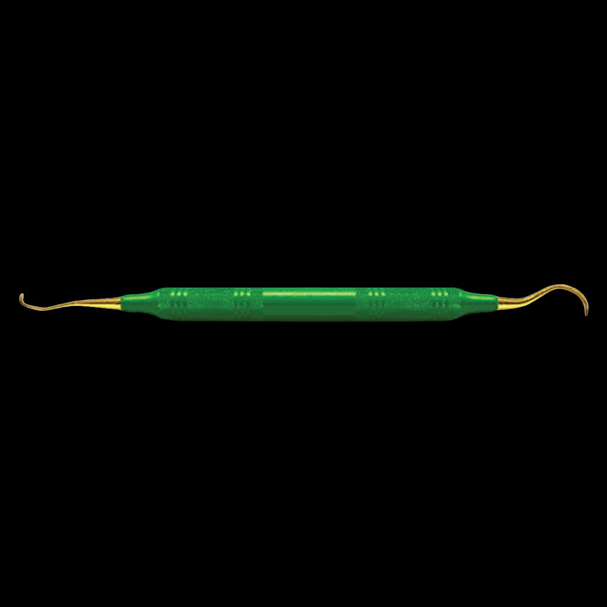 American Eagle J3-U15 XP Sharpen-Free Double-Ended Scaler, EagleLite Resin Handle, Green, 3/8", Each - Scaler J3-U15 XP 3/8 Green - Image 1