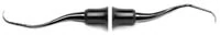 American Eagle Gracey +3 Deep Pocket Curette, #13/14, EagleLite Resin Handle, 3/8" Blue, Double End, AEGDP13-14X - Gracey Deep Pocket Curette, 13-14, 3/8 Inch, Blue, AEGDP13-14X - Image 1