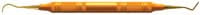 American Eagle XP Sharpen-Free Sickle Scaler, Nevi #N1, Anterior, Double End, EagleLite Resin Handle, Orange, 3/8", 1/Pk, AESN1XPX - Sickle Scaler, XP, # N1, Anterior, EagleLite, Resin, 3/8", Orange, 1/Pk - Image 1