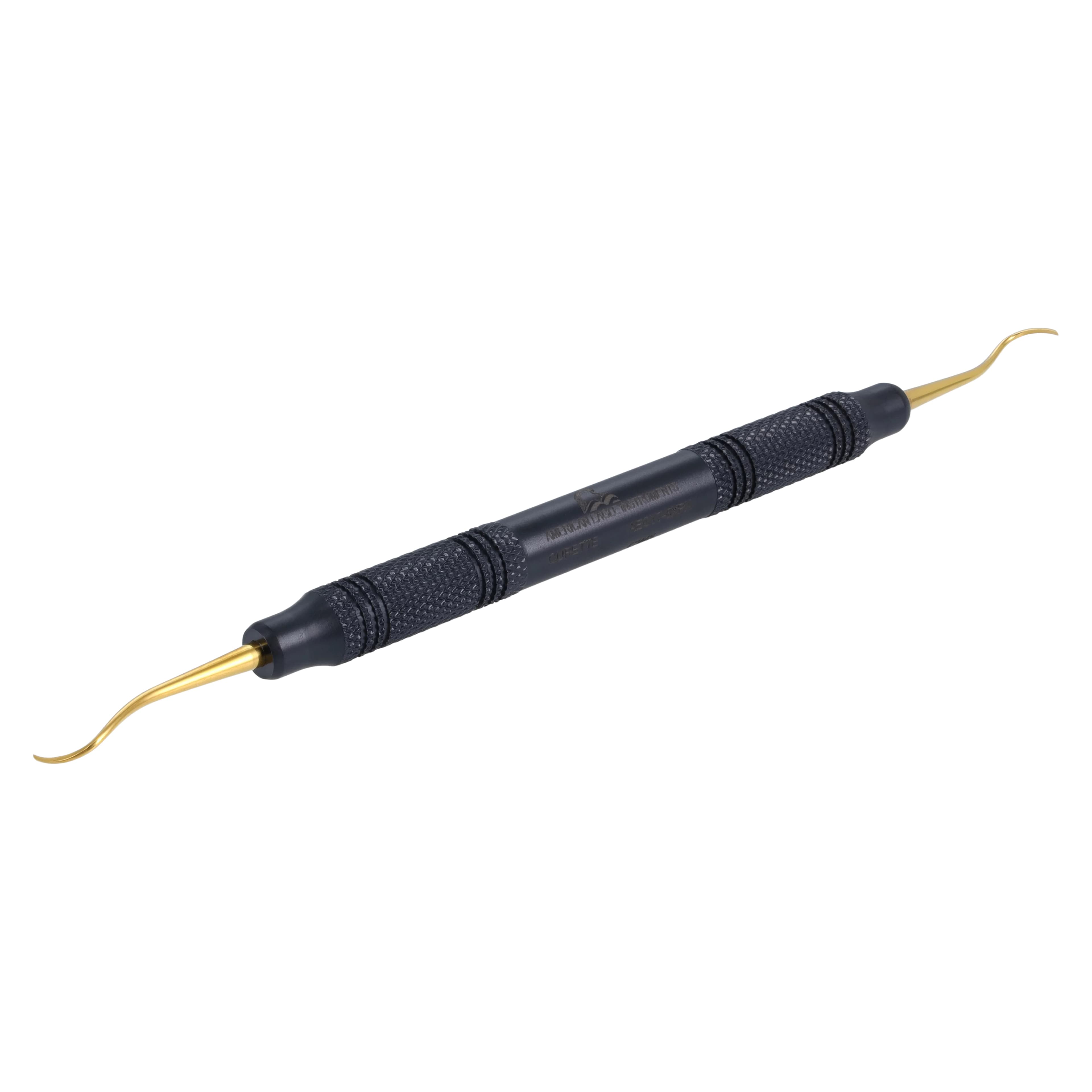 American Eagle Instruments XP Universal Curette #7-8 Younger-Good, Double-Ended, EagleLite Resin Handle, 3/8" Black, 1/Pk, AECY7-8XPX thumbnail 2