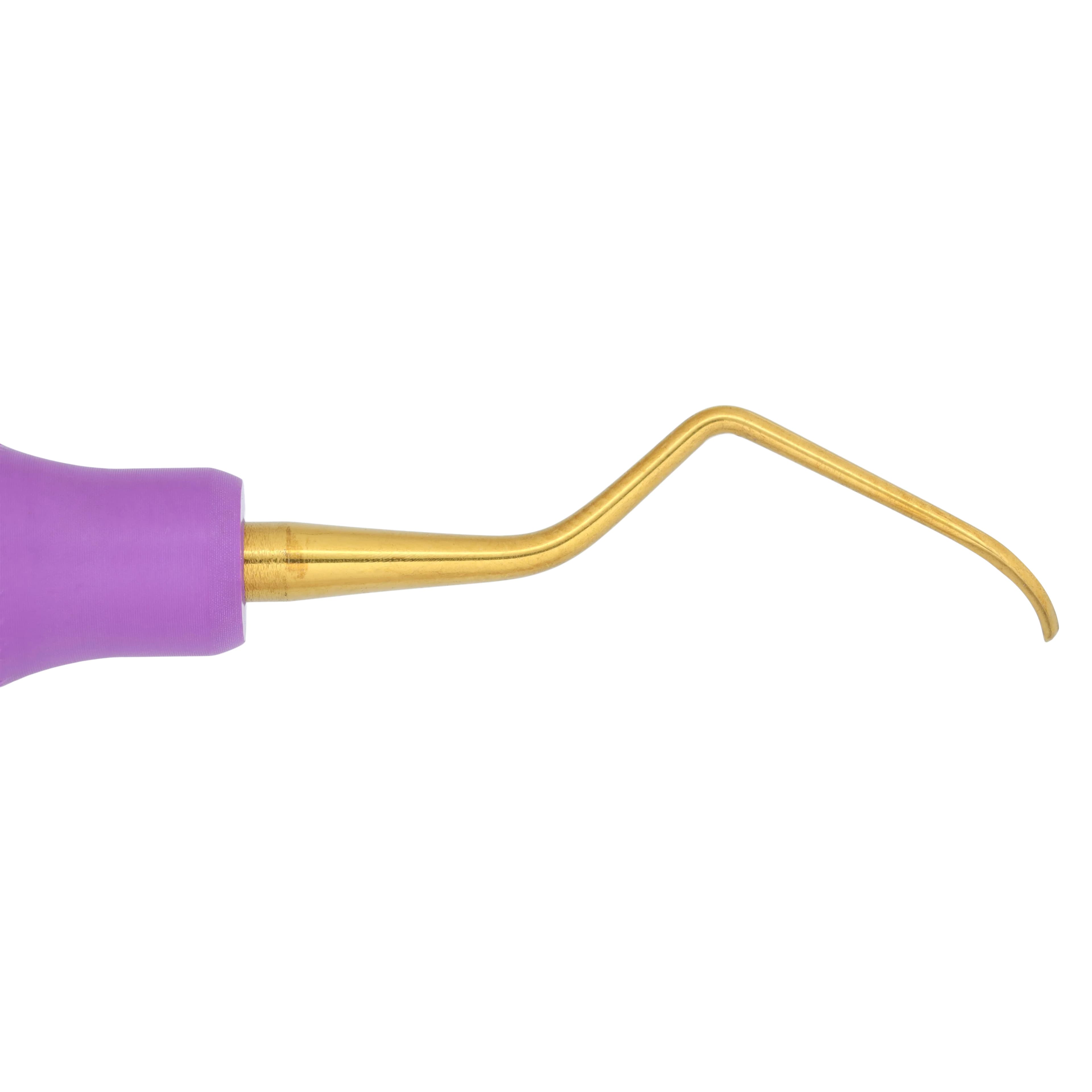 American Eagle Barnhart #1-2 XP Sharpen-Free Universal Curette, Narrow Blade Anterior, EagleLite Resin Handle, 3/8", Purple, AECB1-2XPX, 1/Pk thumbnail 4