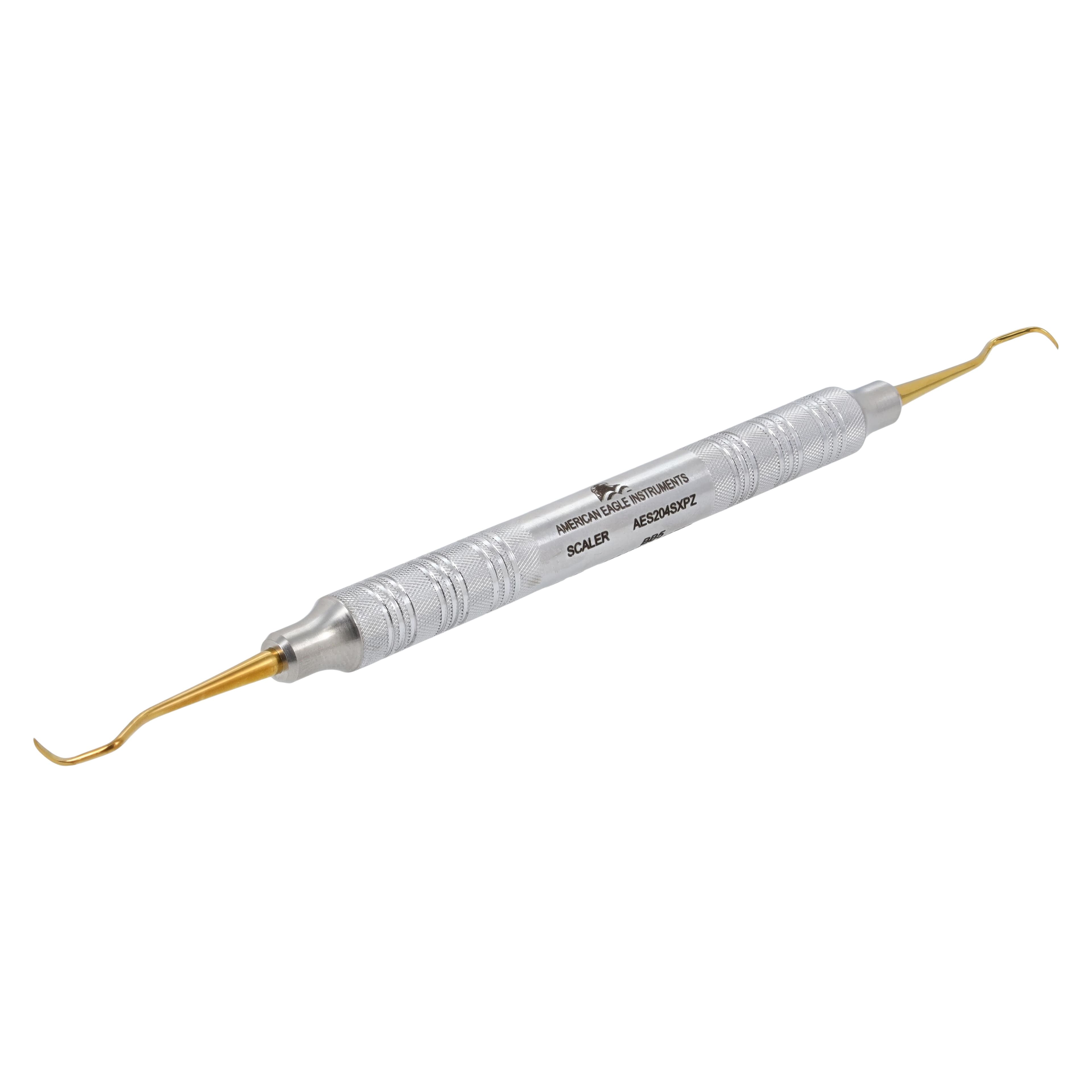 American Eagle XP Sickle Scaler, #204S, Double-Ended, Posterior, EagleLite Stainless Steel Handle, 3/8", AES204SXPZ thumbnail 2