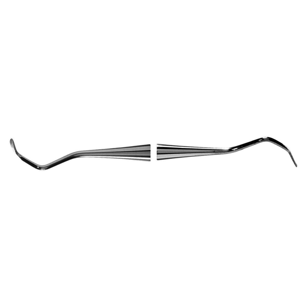 Sickle Scaler Jacquette J14/J15, Double End, Stainless Steel, EagleLite Handle, 3/8", AESJ14-15Z - Sickle Scalers – Jacquette 14-15, Stainless Steel, Double End - EagleLite Stainless Steel Handle - Image 1