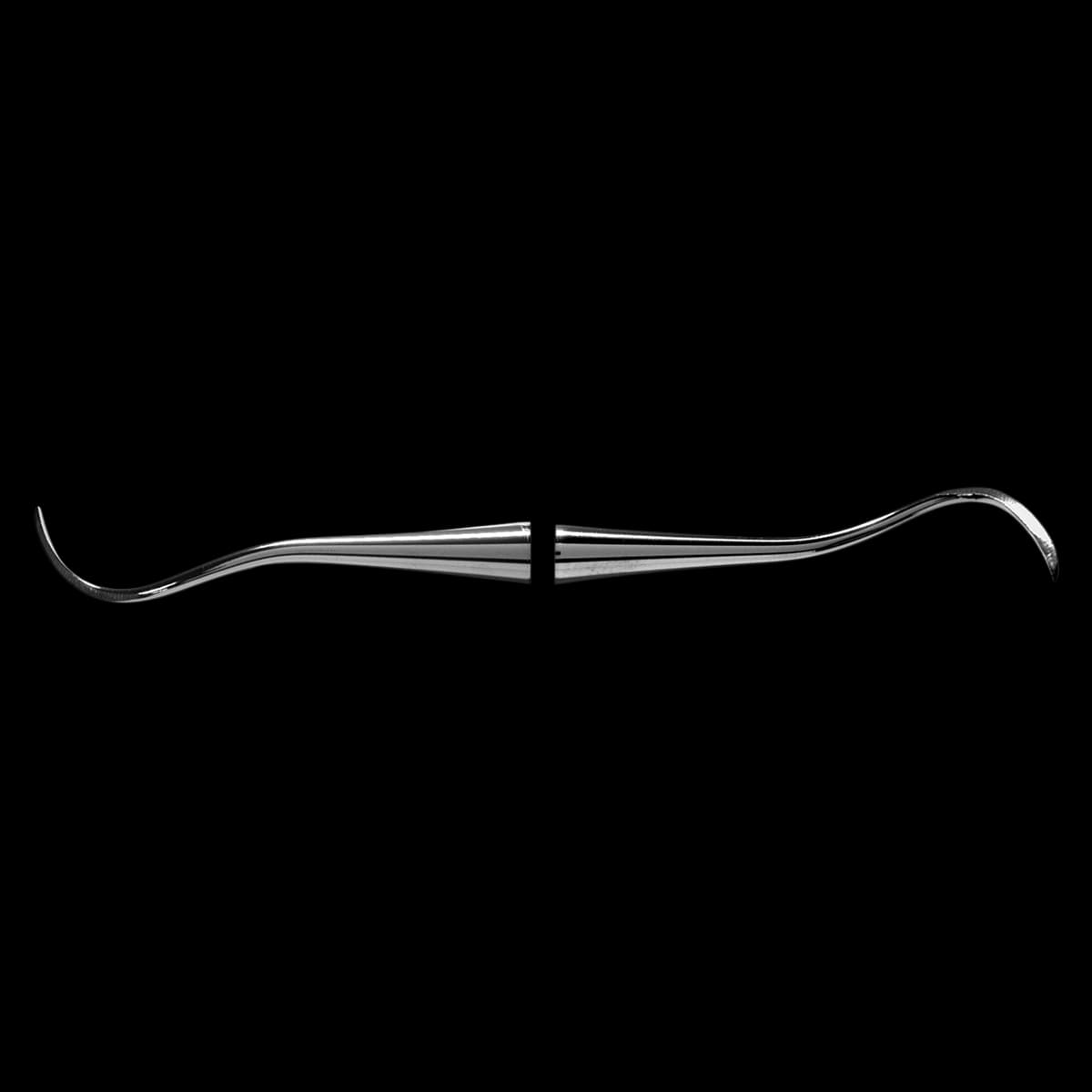 Younger-Good 7-8 Universal Curette, Double End, Small Curved Blade, EagleLite Stainless Steel Handle, AECY7-8Z - Curette DE Younger-Good 7-8 SS - Image 1