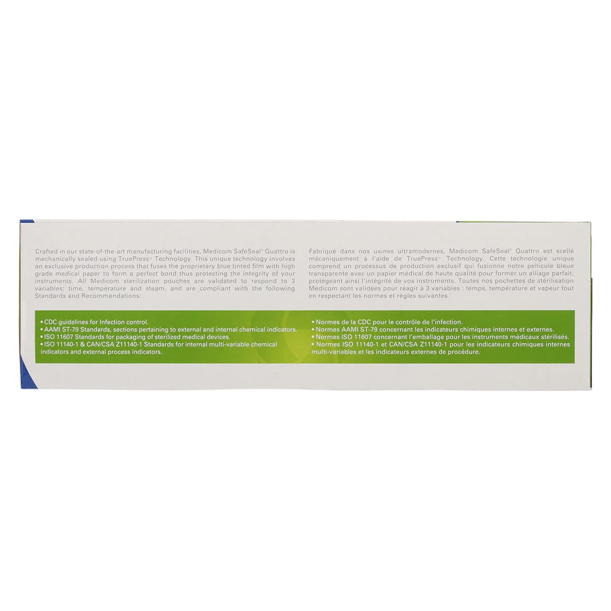SafeSeal Quattro Self-Sealing Sterilization Pouches, 2.75" x 9", 200/Box, 88000-4 thumbnail 4