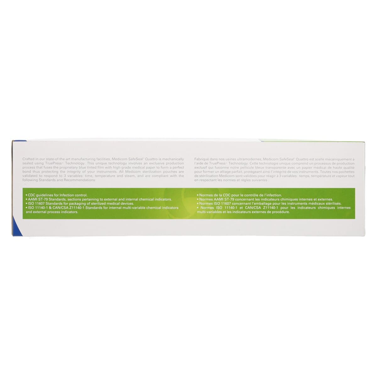 SafeSeal Quattro Self-Sealing Sterilization Pouches, 5.25" x 10", 200/Box, 88025-4 thumbnail 5
