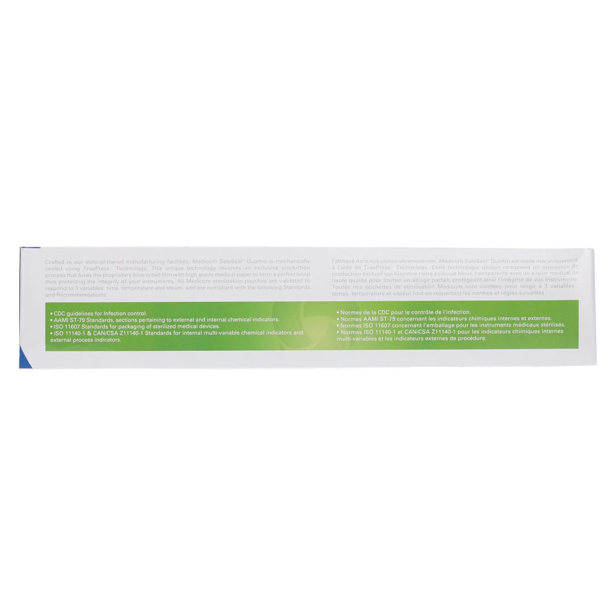 SafeSeal Quattro Self-Sealing Sterilization Pouches, 7.5" x 13", 200/Box, 88030-4 thumbnail 4