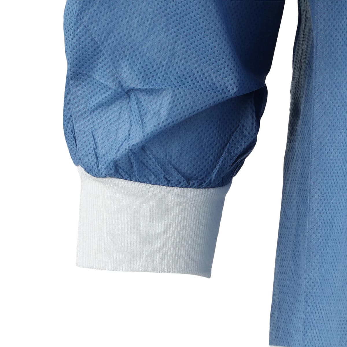 SafeWear Hipster Jacket, Deep Blue, 3X-Large, SMS, Fluid Resistant, AAMI Level 2, 12/Pack, 8101-F thumbnail 4