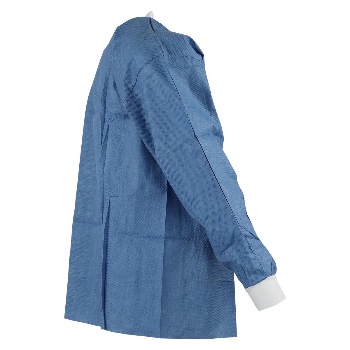 SafeWear Hipster Jacket, Deep Blue, 3X-Large, SMS, Fluid Resistant, AAMI Level 2, 12/Pack, 8101-F thumbnail 2