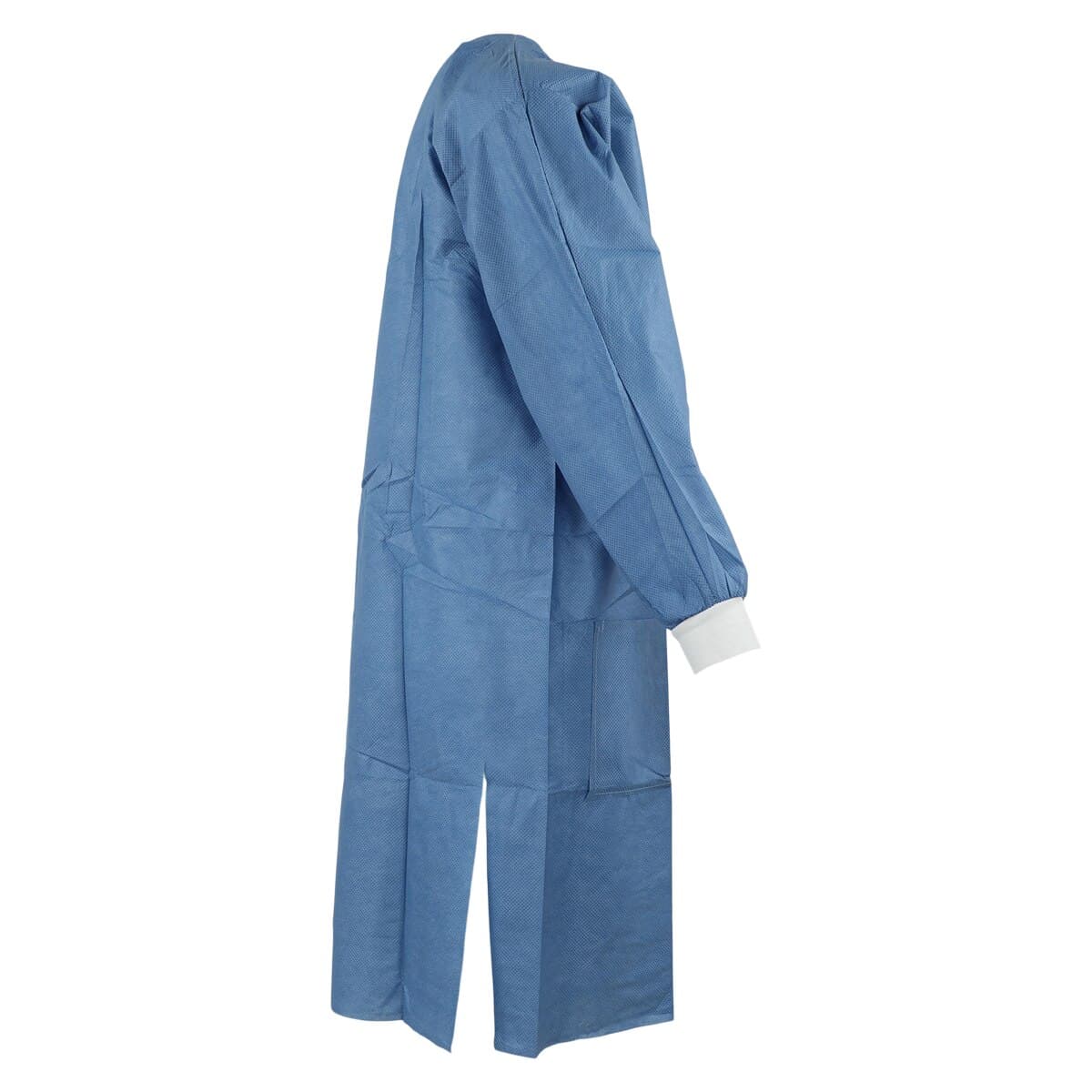 Medicom SafeWear High Performance Lab Coat, Knee Length, Deep Blue, 3X-Large, 12/Pk, 8107-F thumbnail 2