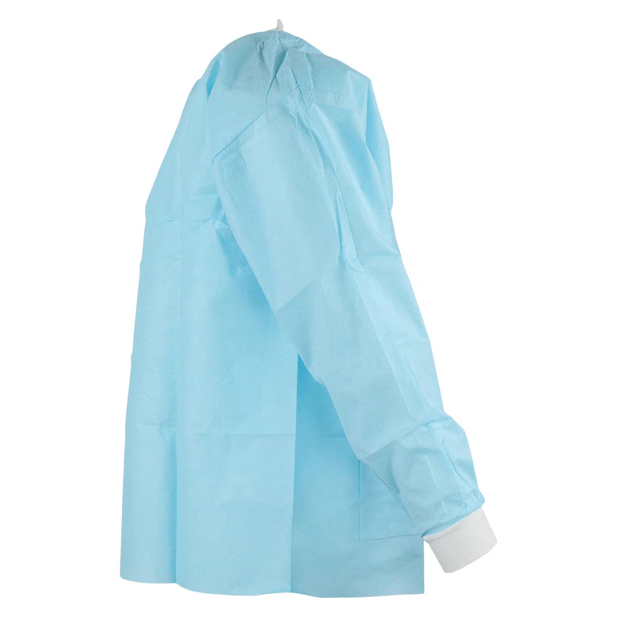 SafeWear Hipster Jacket, Small, Soft Blue, 45 g/m2 SMS, AAMI Level 2, 12/Pk, 8104-A thumbnail 2