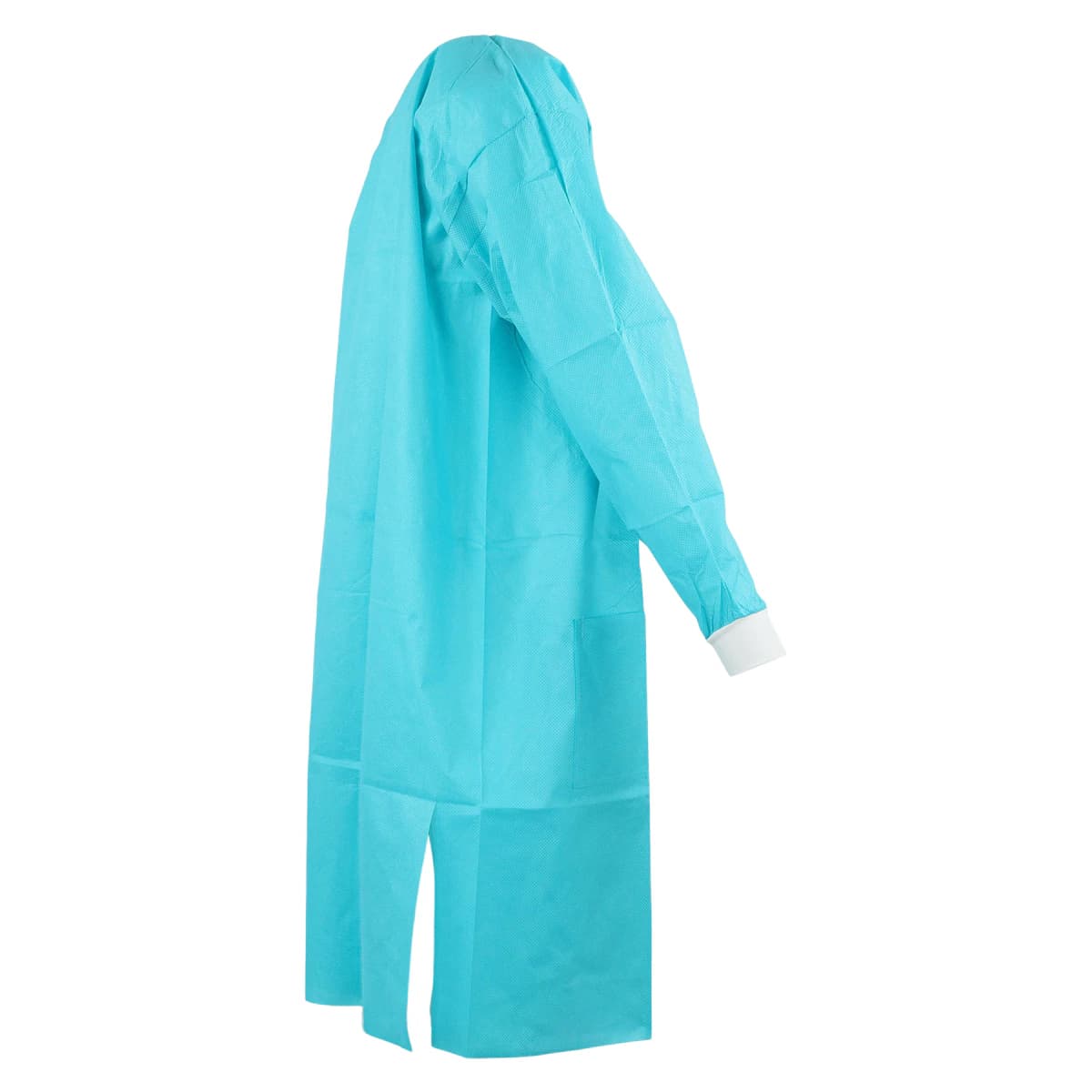Medicom SafeWear High Performance Lab Coat, Knee Length, Tropical Teal, Medium, 12/Pack, 8117-B thumbnail 2
