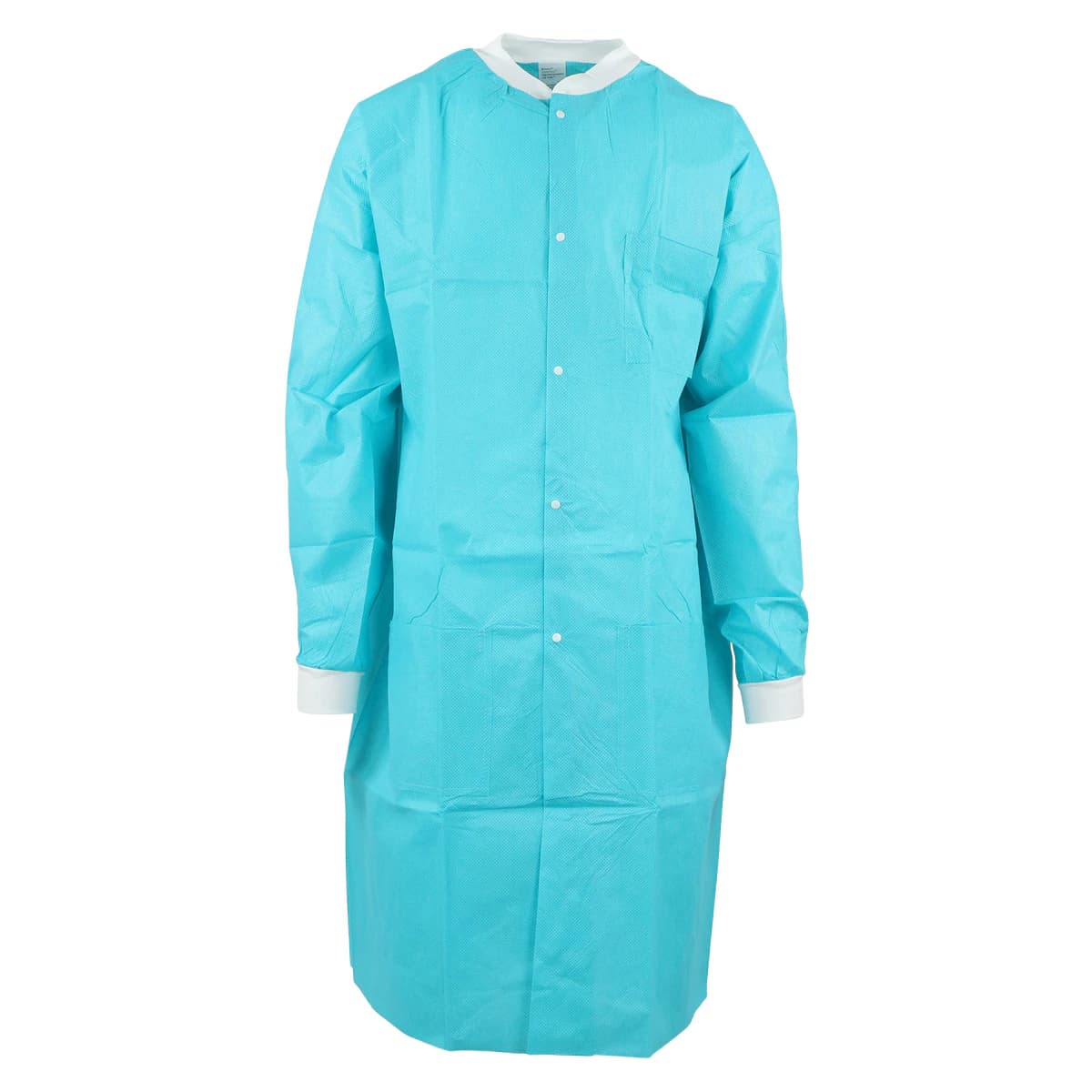 SafeWear High Performance Lab Coat, Large, Tropical Teal, SMS, Fluid Resistant, 12/Pk, 8117-C - SafeWear  High Performance Lab Coats - Image 1