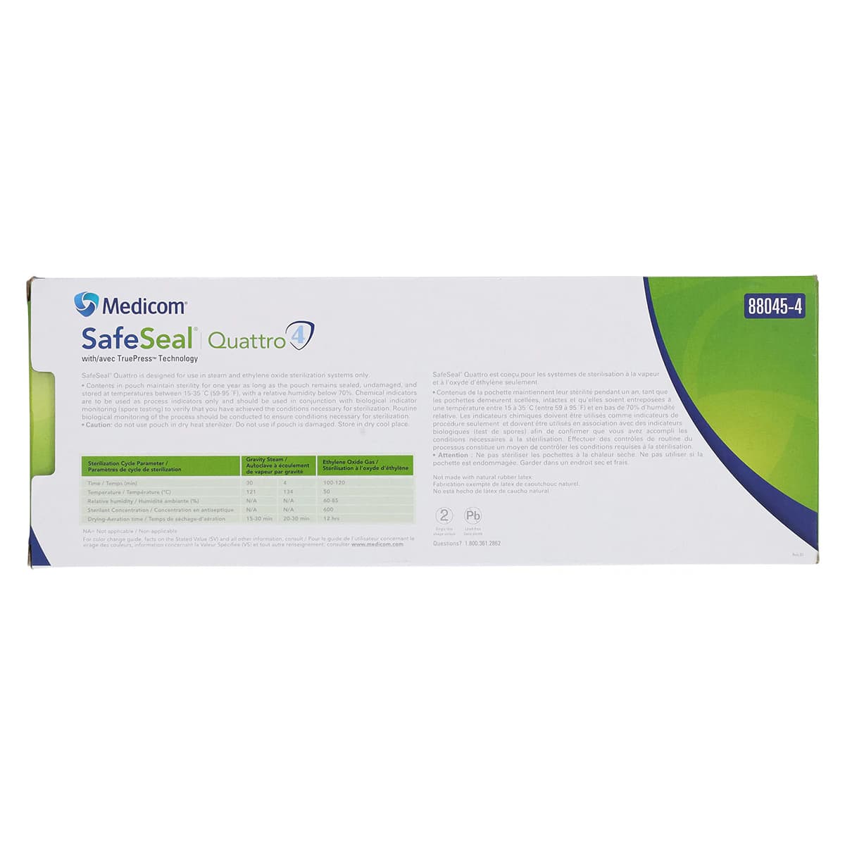 Medicom SafeSeal Quattro Self-Sealing Sterilization Pouches, 4.25" x 11", 200/Box, 88045-4 thumbnail 7