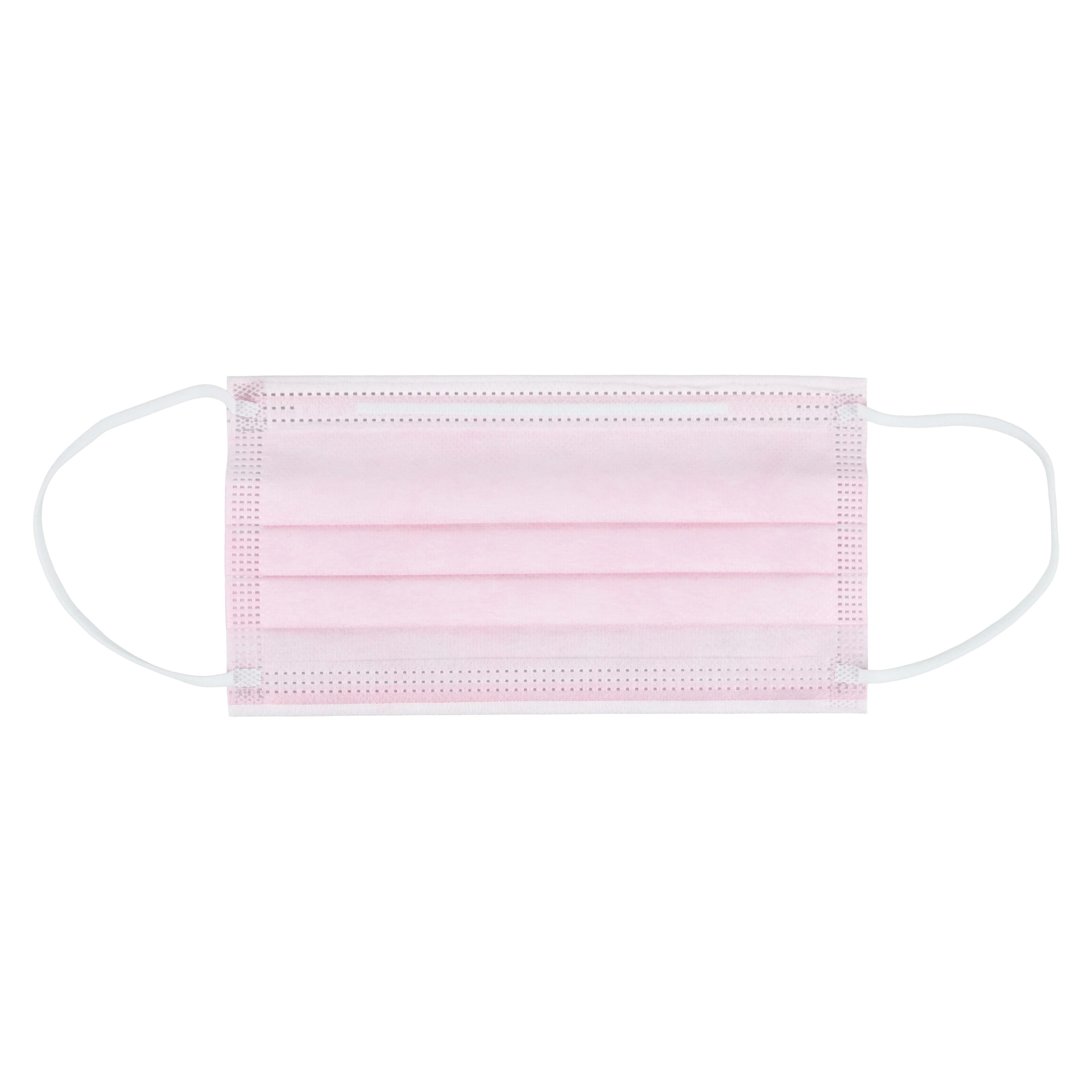 SafeMask® Classics™ Procedure Earloop Face Mask, ASTM Level 1, Pink, 50/Box, 205116 thumbnail 5