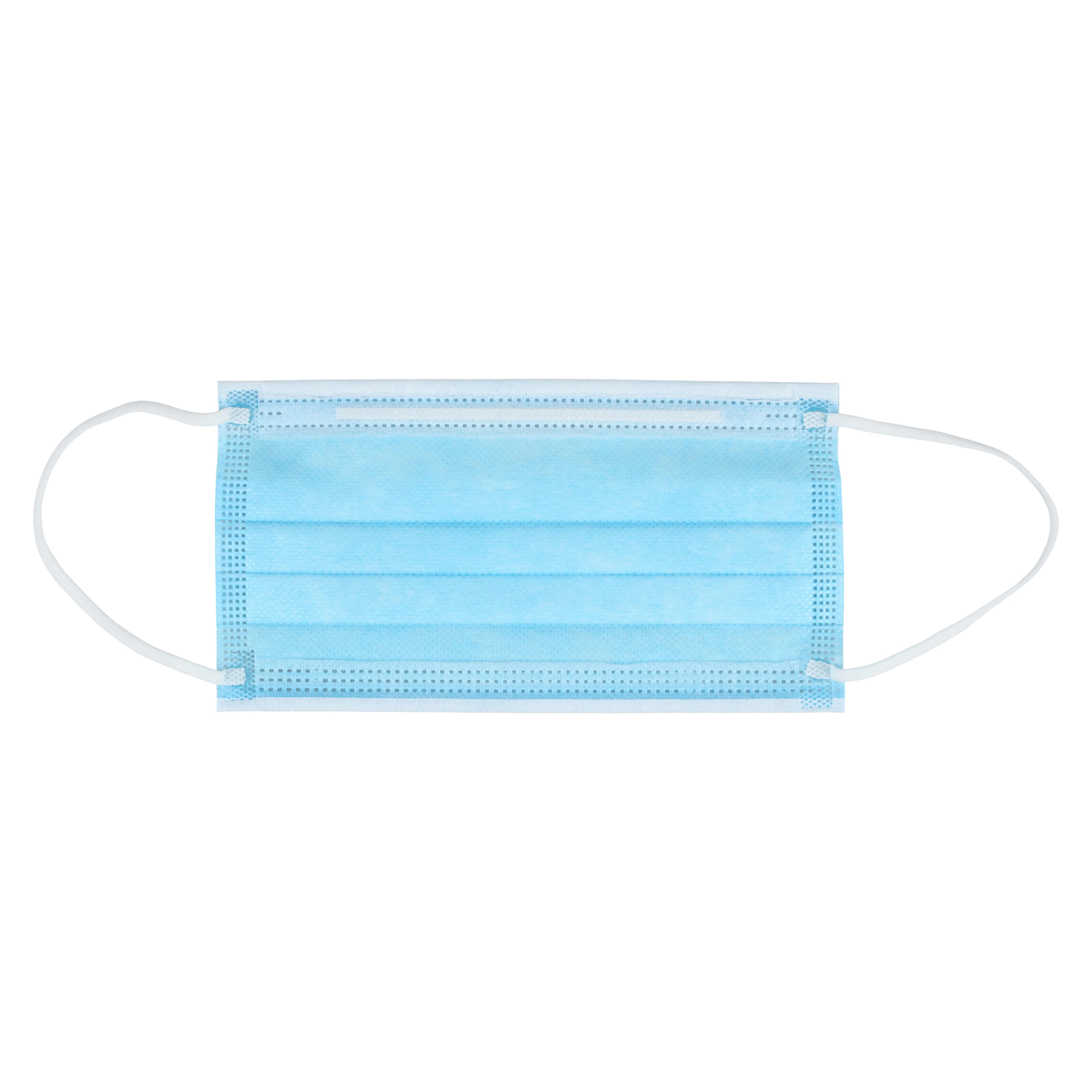 SafeMask® Classics™ Procedure Earloop Face Mask, ASTM Level 3, Blue, 50/Box, 205315 thumbnail 4