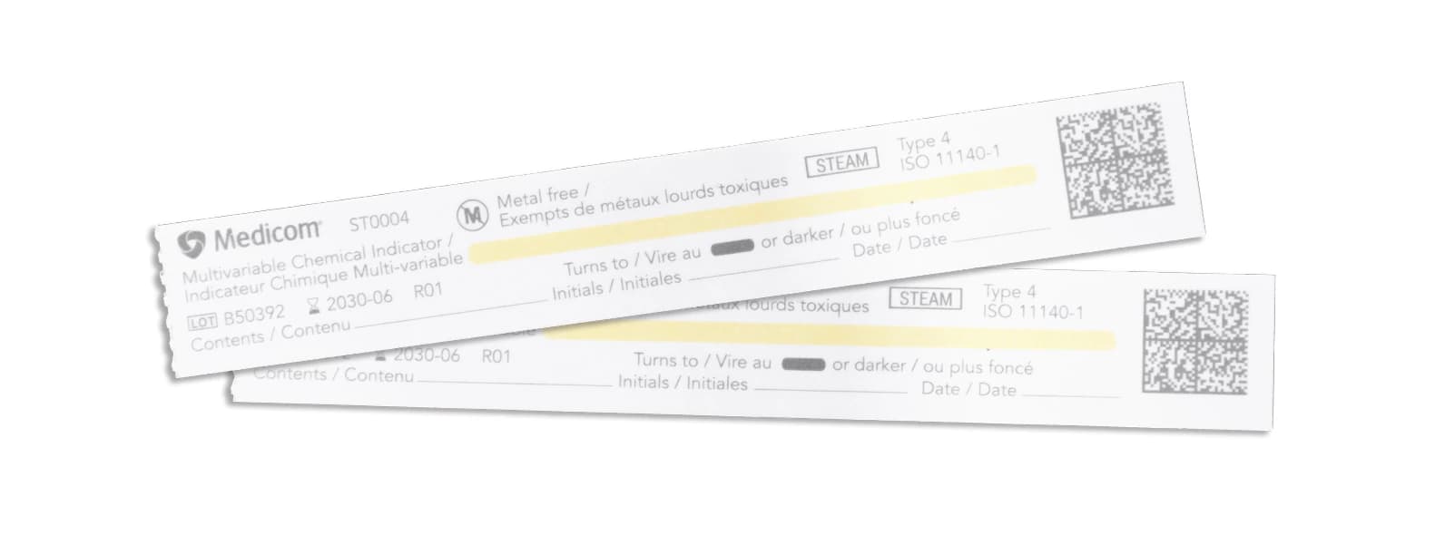 AssureCheck Multivariable Chemical Indicator, Type 4 Steam Sterilization Strip, 200 mm x 15 mm, 250/Pk, ST0004 thumbnail 2