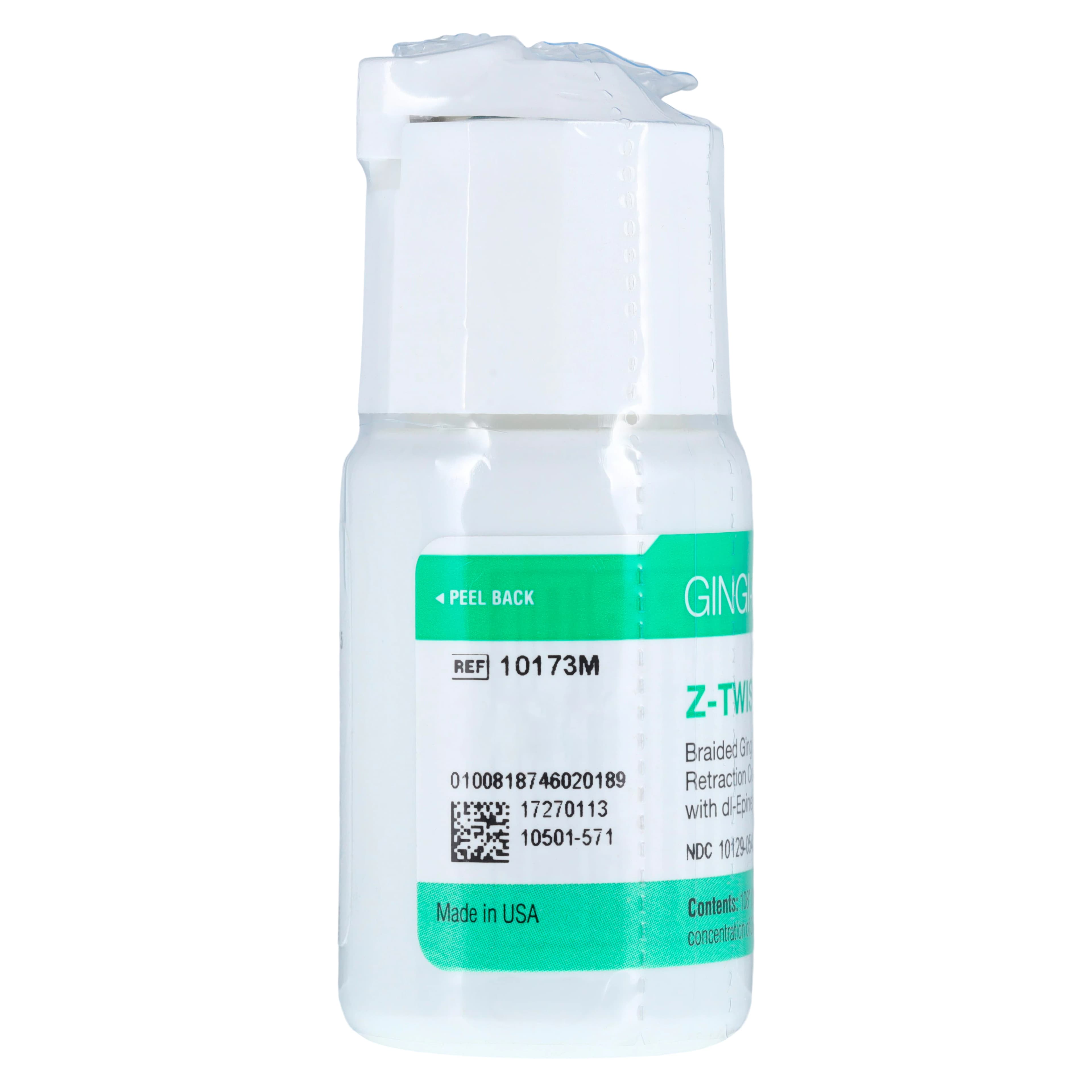 Gingi-Pak Max Z-Twist Weave Retraction Cord with DL-Epinephrine HCl, #3 Thick, 108" Bottle, 10173M thumbnail 3