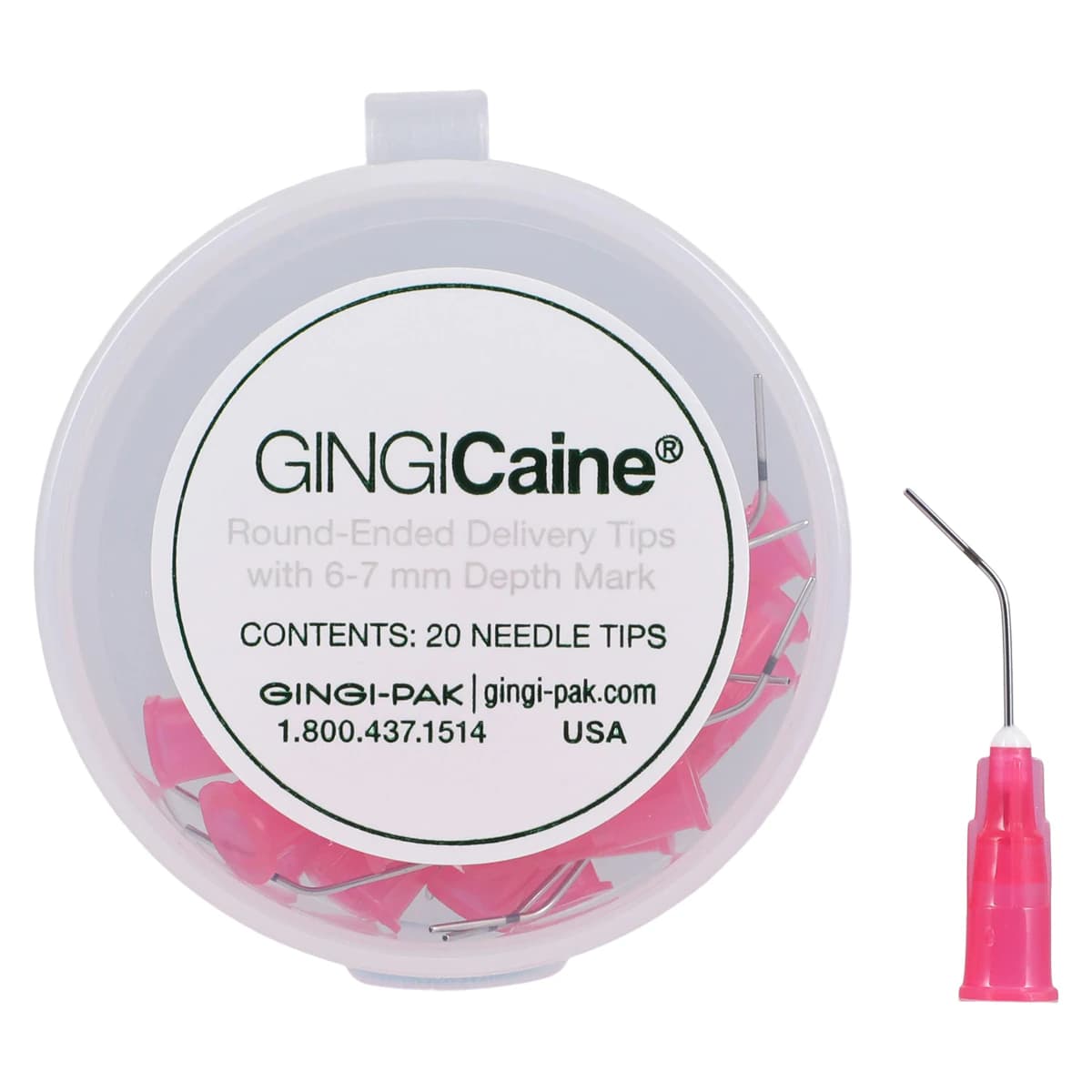 GINGICaine Topical Anesthetic Gel Syringe Kit, Strawberry, 20% Benzocaine, 1.2 mL, 20/Pk, 20118S thumbnail 6