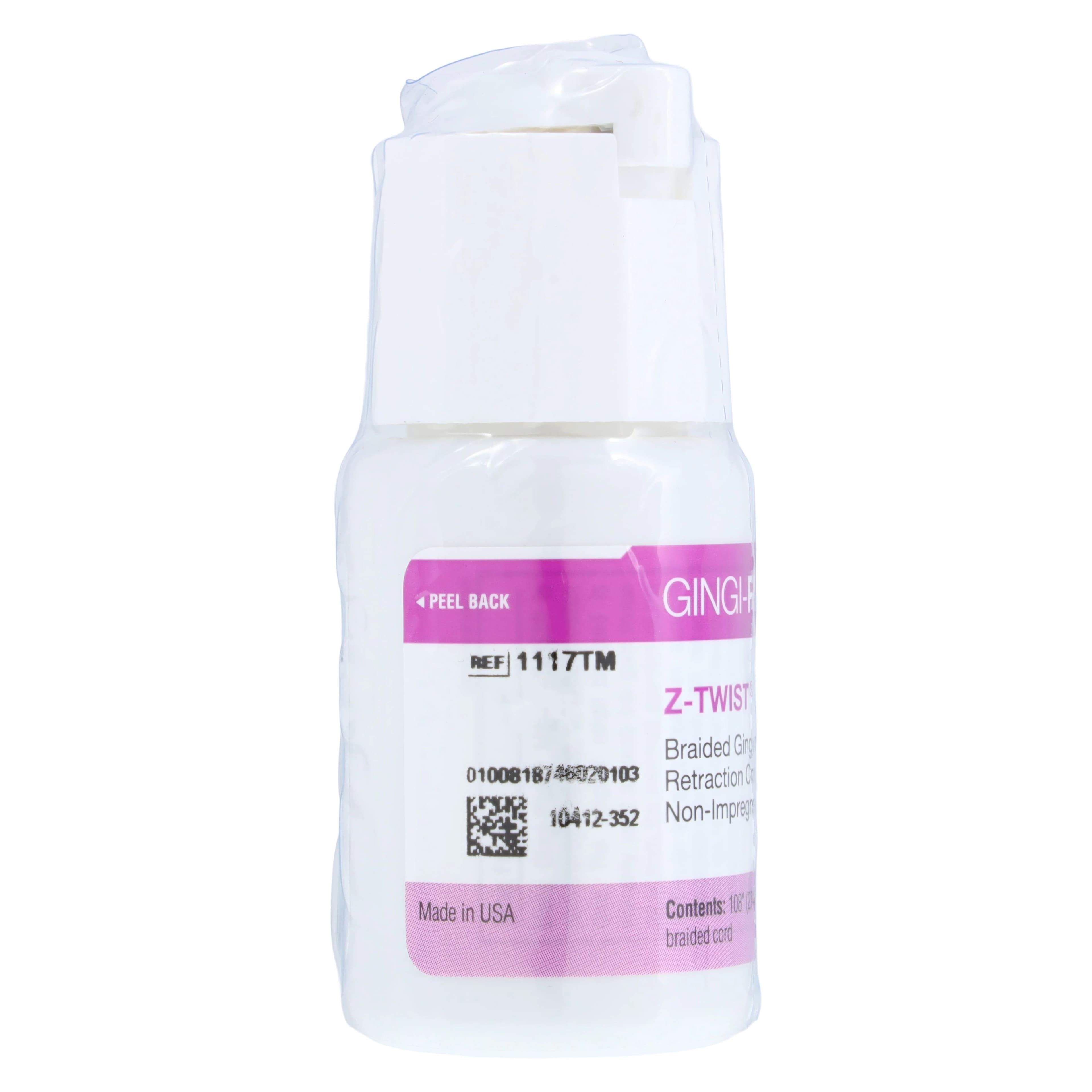Gingi-Plain Max Z-Twist Weave Retraction Cord, Non-Impregnated, #000 Extremely Thin, 108" per Bottle, 1117TM thumbnail 3
