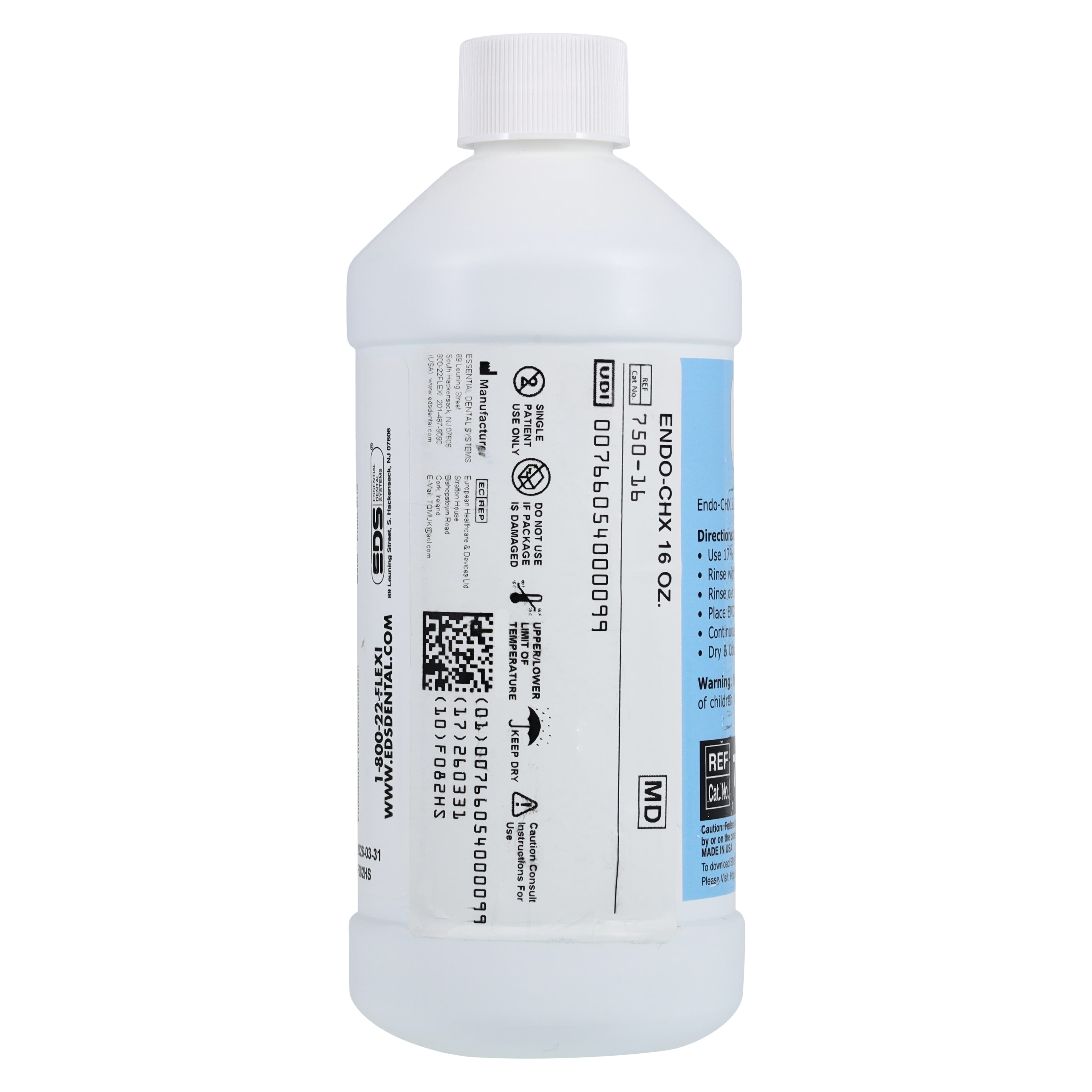 Endo-CHX 2% Chlorhexidine Gluconate Solution with Surfactant, 16 oz Bottle, 750-16 thumbnail 4