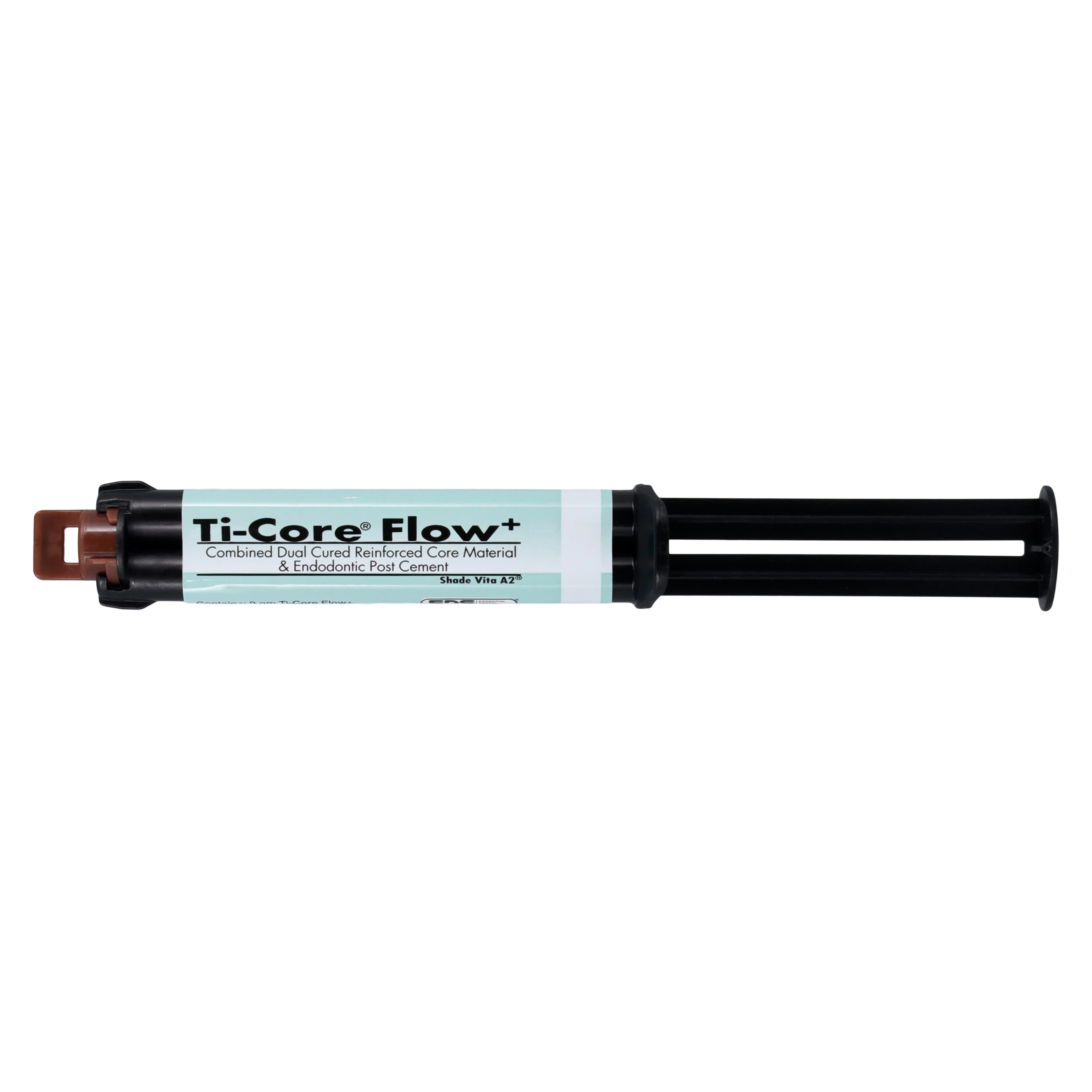 Ti-Core Flow+ Automix Dual-Cure Core Build-Up Material & Post Cement, Vita A2, Complete Kit, 2 x 4.5 g Syringes, 832-00 thumbnail 3