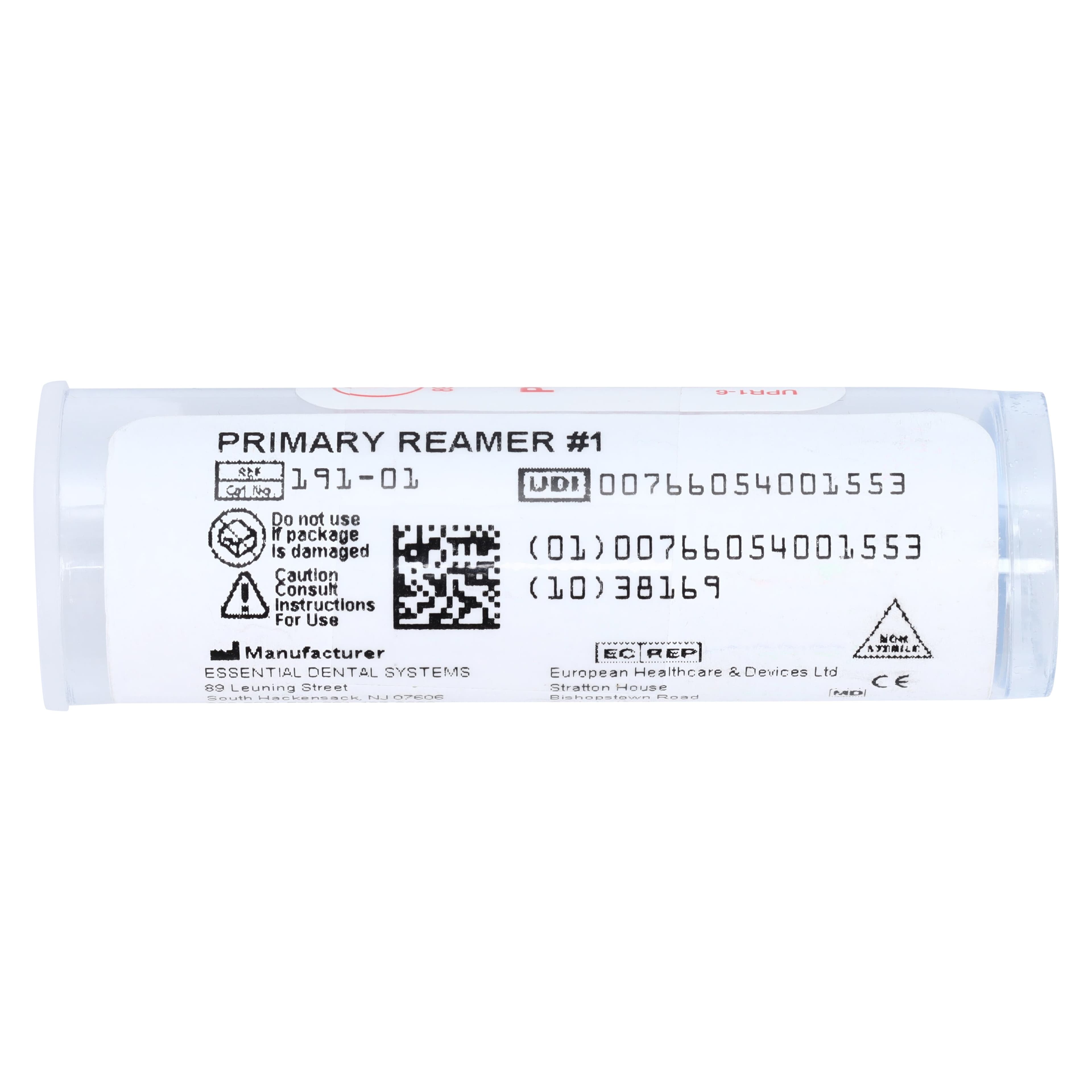 Flexi-Post Primary Reamer, Size 1, Red, 1.2 mm Diameter, 191-01, 1/Pk thumbnail 4